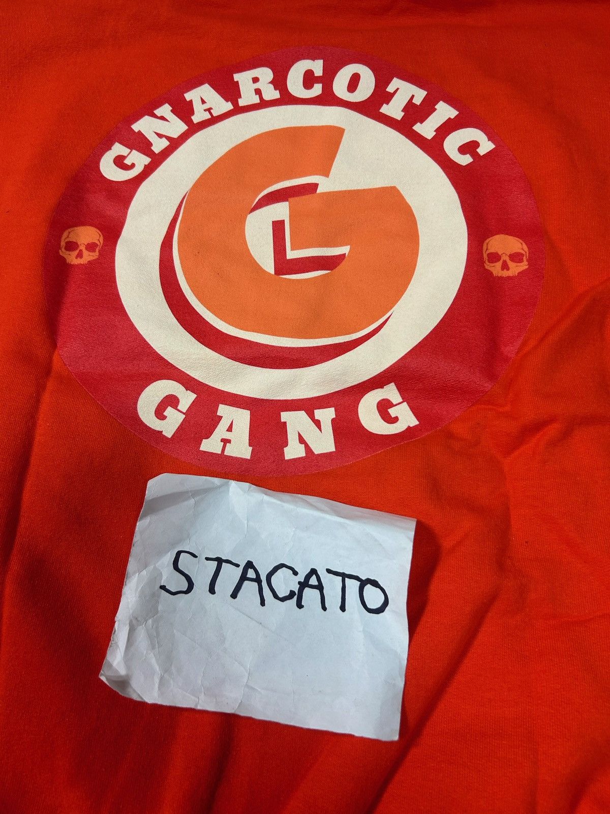 Gnarcotic × Rap Tees Lil Gnar Gnarcotic Gang Popeyes Hoodie Orange Size US S / EU 44-46 / 1 - 5 Thumbnail