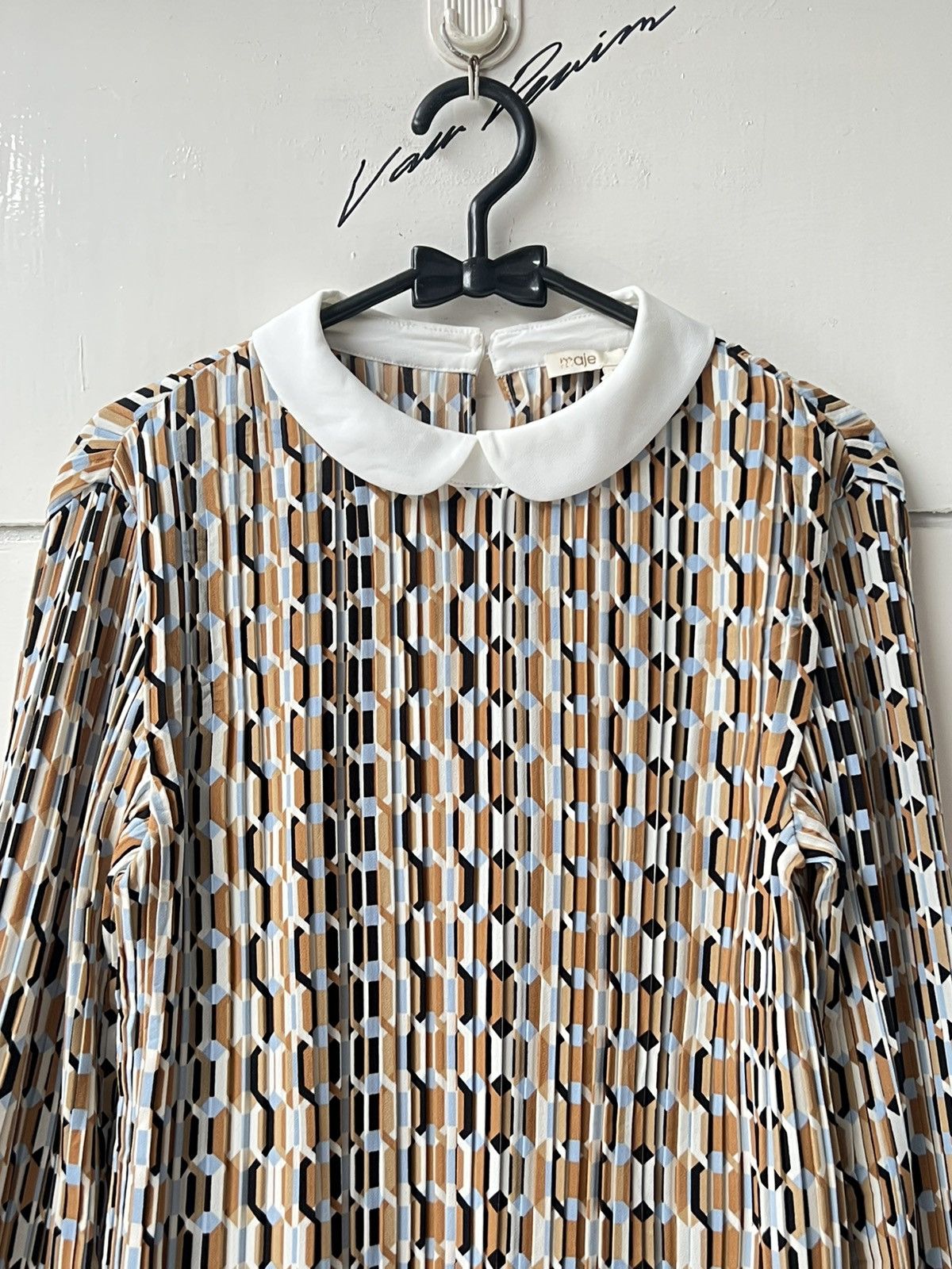 Maje MAJE Pleats Midi Dress Size XS / US 0-2 / IT 36-38 - 8 Thumbnail