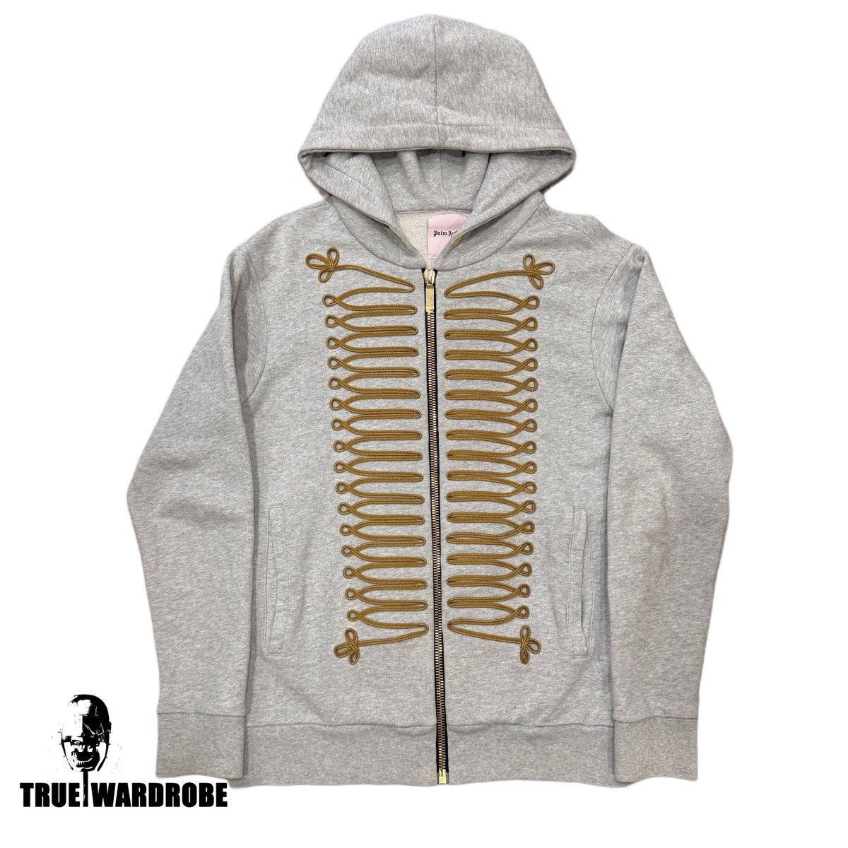 Palm Angels SS16 Palm Angels Grey Napoleon Hussar Hoodie Size US M / EU 48-50 / 2 - 1 Thumbnail