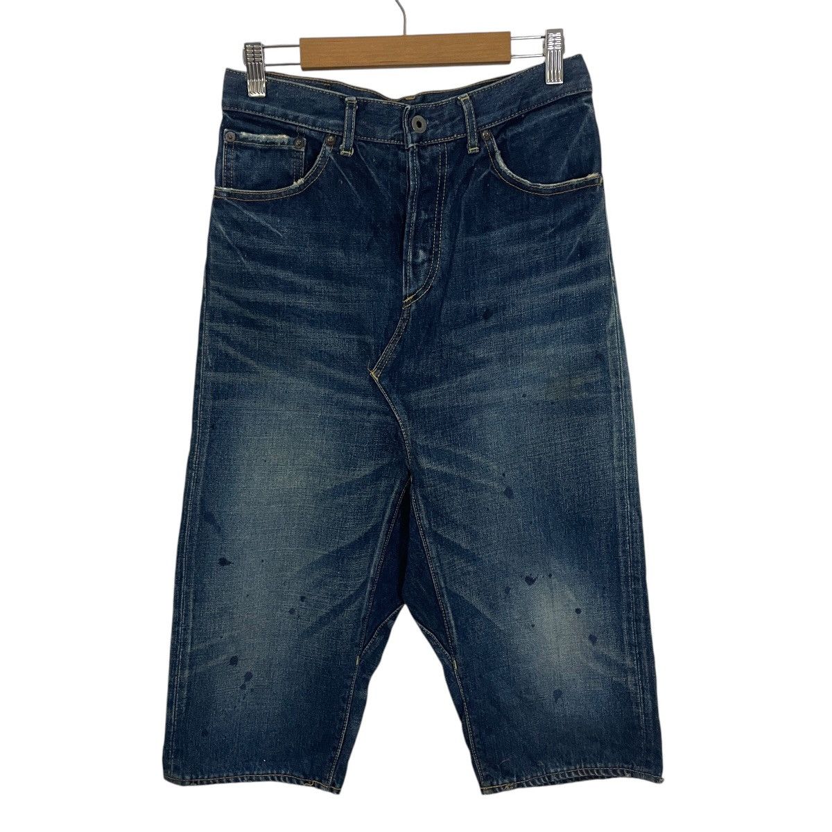 Japanese Brand Vintage Journal Standart Japan Buckle Short Denim Size US 28 / EU 44 - 1 Thumbnail