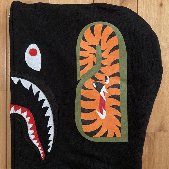 Bape BAPE WGM Shark full zip hoodie Black a bathing ape Size US M / EU 48-50 / 2 - 6 Thumbnail