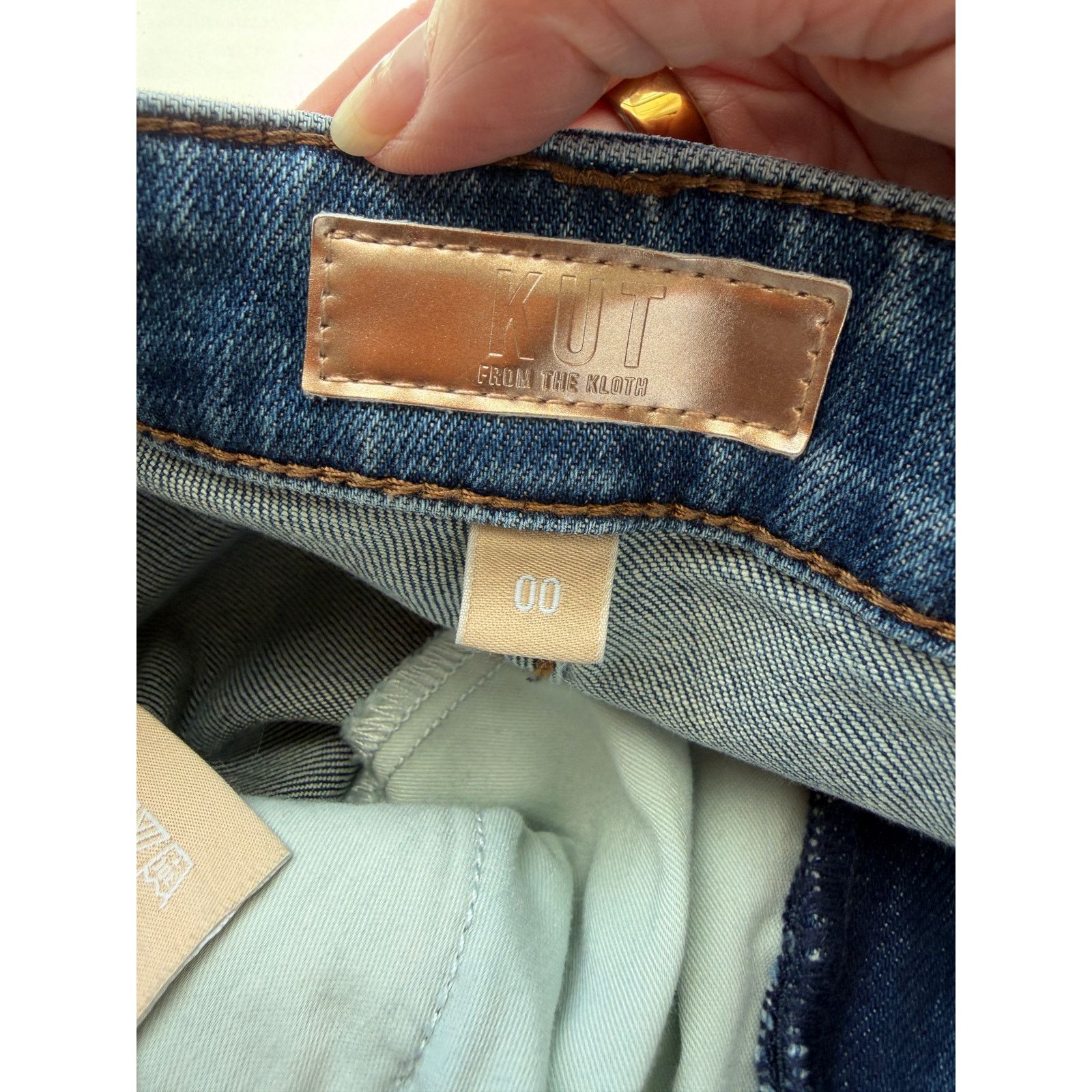 Other KUT Ryan Fab Ab Wide Leg Jeans Women 00 Medium Wash Size 24" / US 00 / IT 34 - 8 Thumbnail