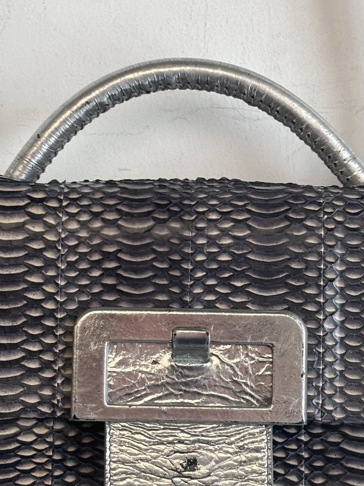 Maison Margiela Maison Margiela｜AW2016 Snakeskin Small Square Bag Size ONE SIZE - 7 Thumbnail