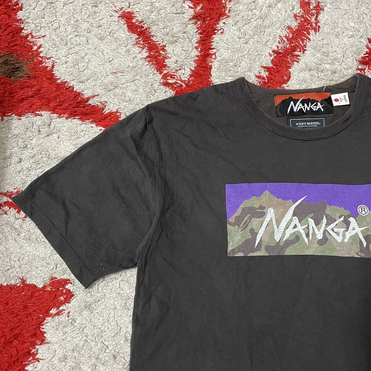 Japanese Brand 🔥🔥🇯🇵Nanga X Kriff Mayer Box Logo Spellout Outdoor Product Tee Size US M / EU 48-50 / 2 - 6 Thumbnail