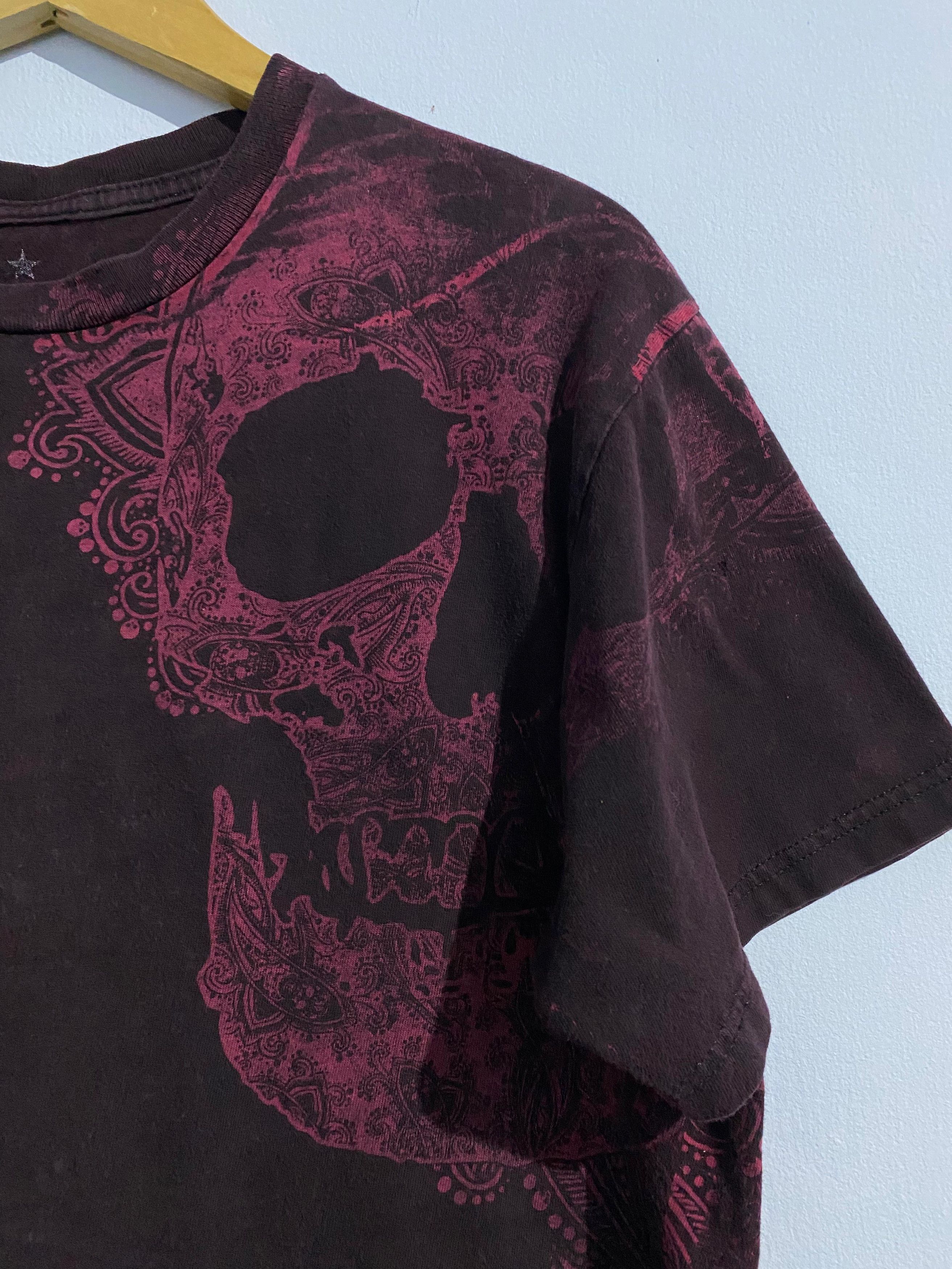 Japanese Brand la Vida lmita El arte California tshirt pink Skull paisleys Size US L / EU 52-54 / 3 - 2 Thumbnail