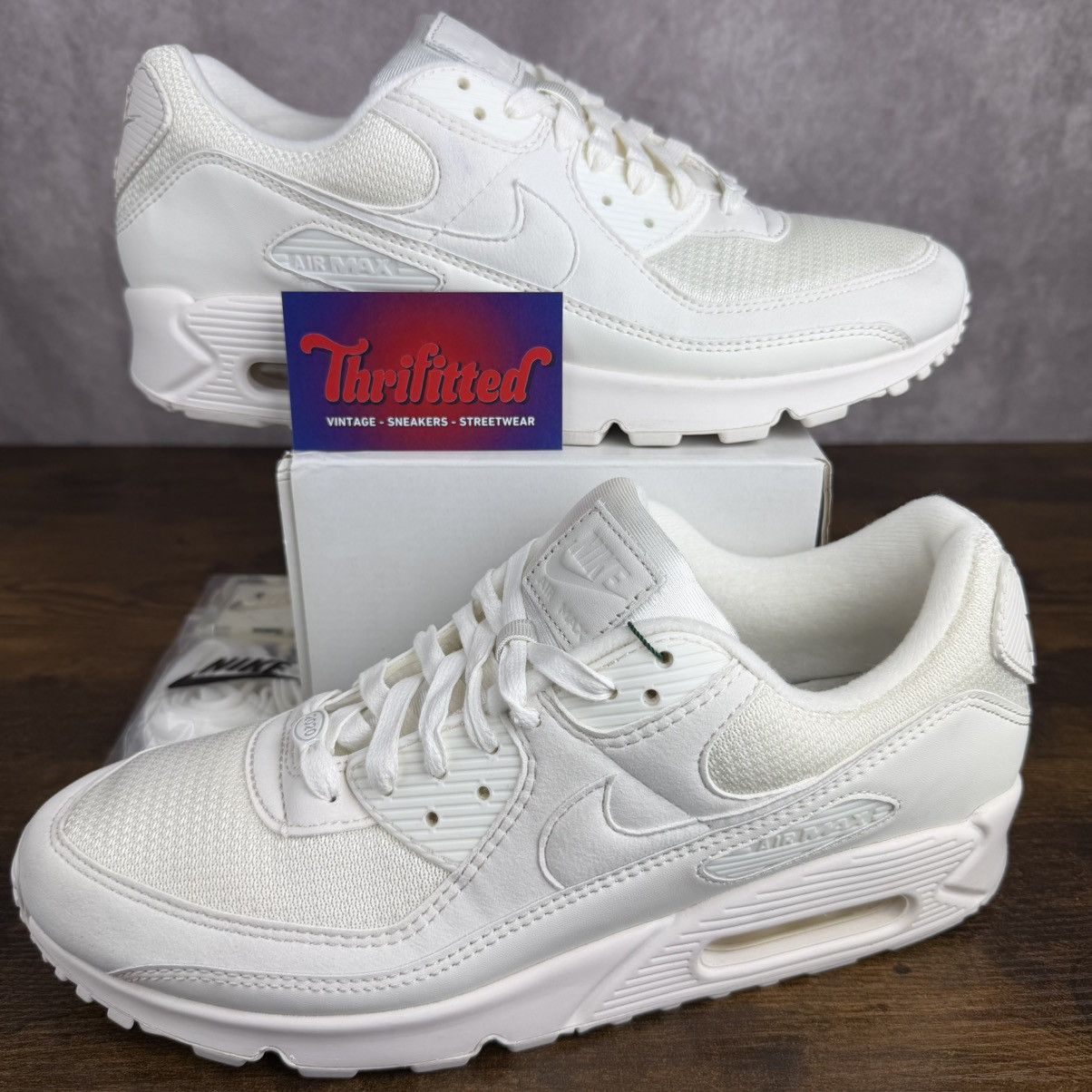 Nike NEW Nike Air Max 90 NRG Recraft Sail White 11.5 CT2007-100 Size US 11.5 / EU 44-45 - 1 Thumbnail