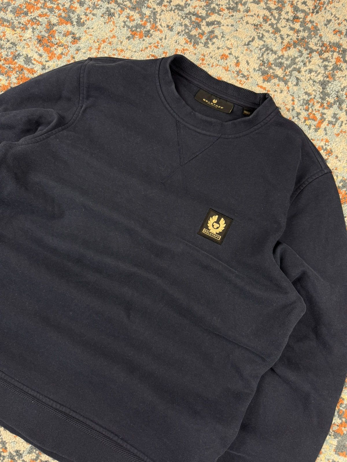 Belstaff × Vintage Vintage y2k Belstaff logo sweatshirt crewneck Size US S / EU 44-46 / 1 - 3 Thumbnail