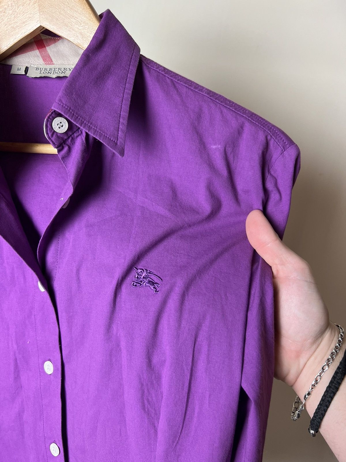 Burberry Burberry violet Shirt Women M Size Size M / US 6-8 / IT 42-44 - 5 Thumbnail