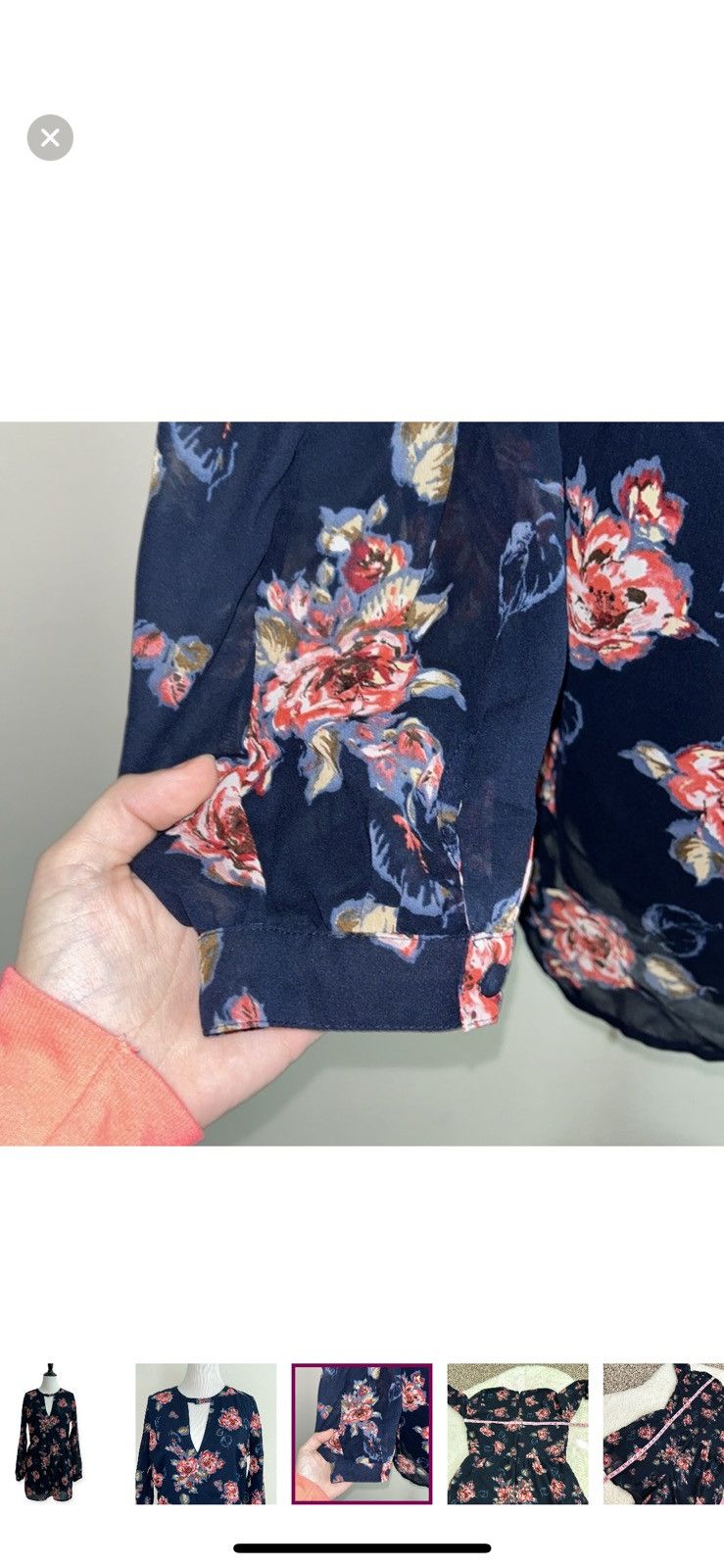 Abercrombie & Fitch Abercrombie & fitch floral romper size 6 Size 28" / US 6 / IT 42 - 2 Thumbnail