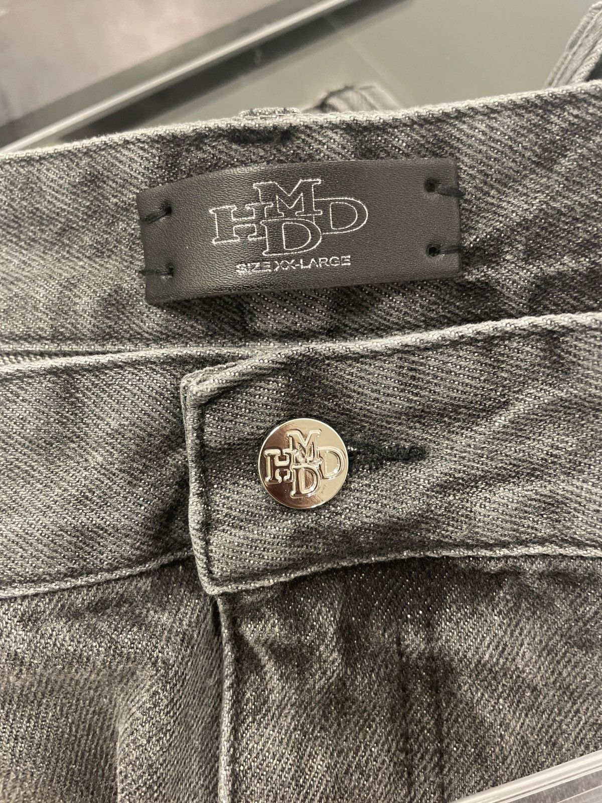 HMDD HMDD Patch Jeans Black/Gray XX-Large Size US 38 / EU 54 - 6 Thumbnail