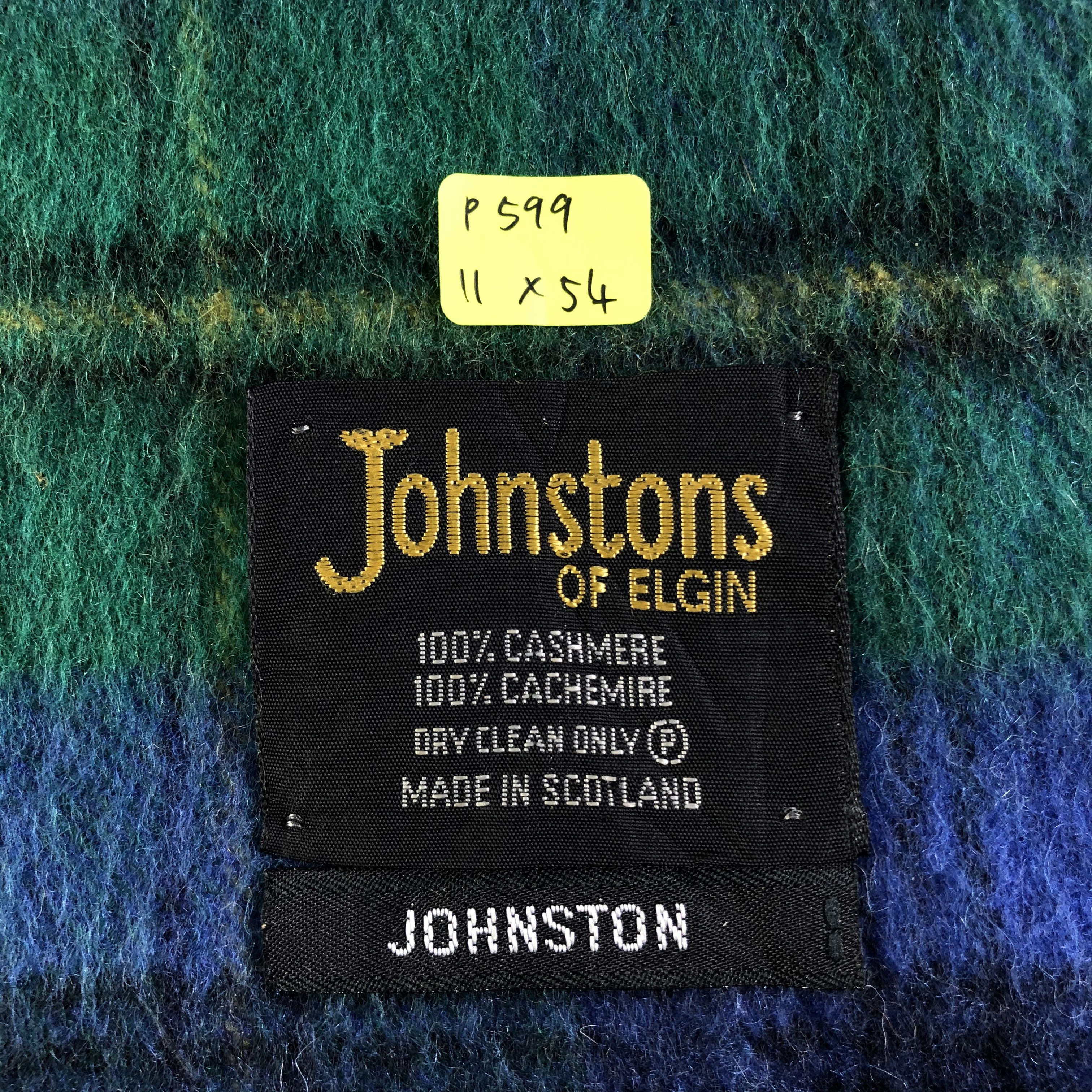 Johnstons Of Elgin Johnstons Of Elgin Cashmere Scarf / Muffler / Neckwear P599 Size ONE SIZE - 6 Thumbnail