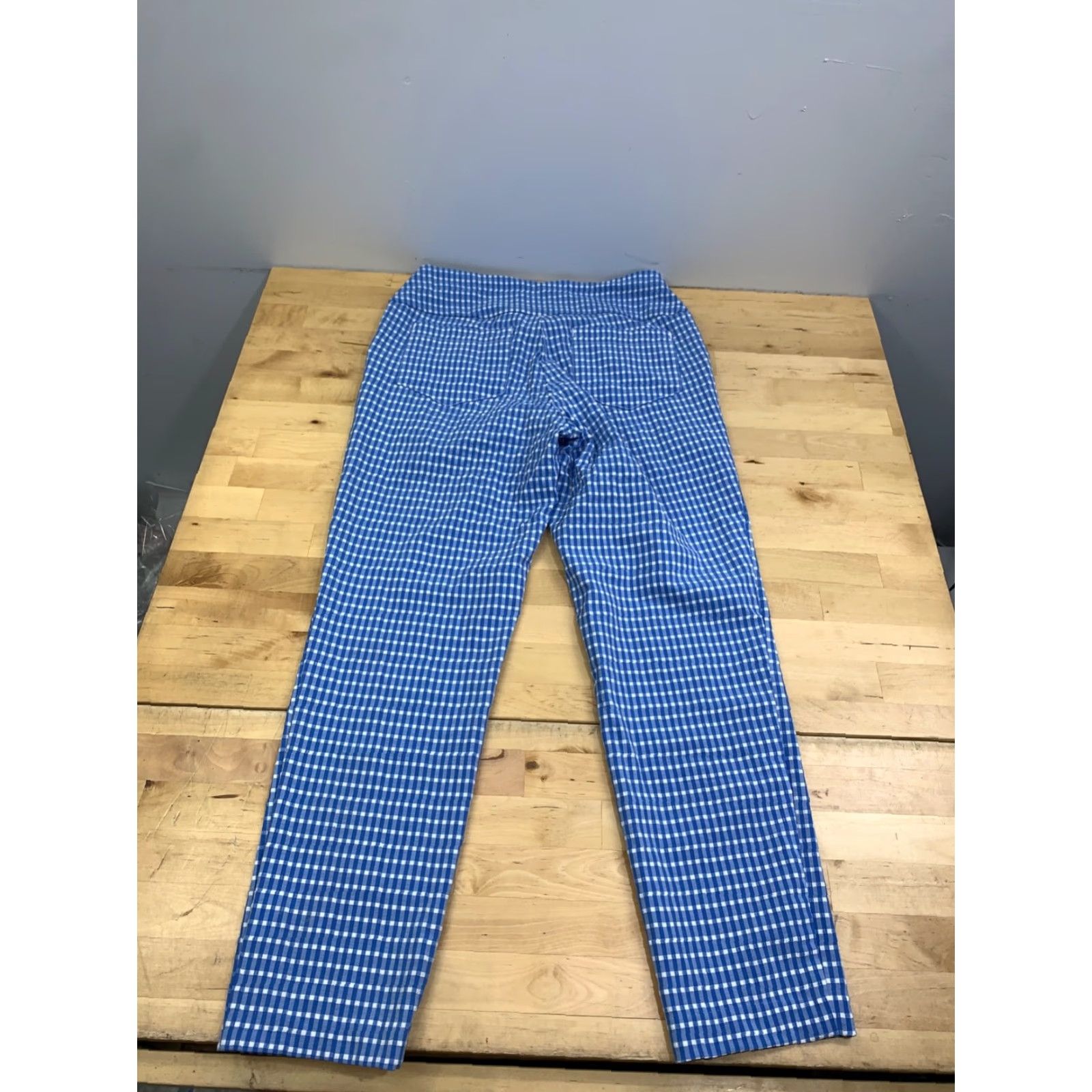Lilly Pulitzer Lilly Pulitzer Luxletic Pants Women 4 Blue Check Pullon Ankle Casual Blue 4 Womens Pants Ankle Casual Lilly Pulitzer Luxletic Ladies Pants 90s? Size 27" / US 4 / IT 40 - 7 Thumbnail