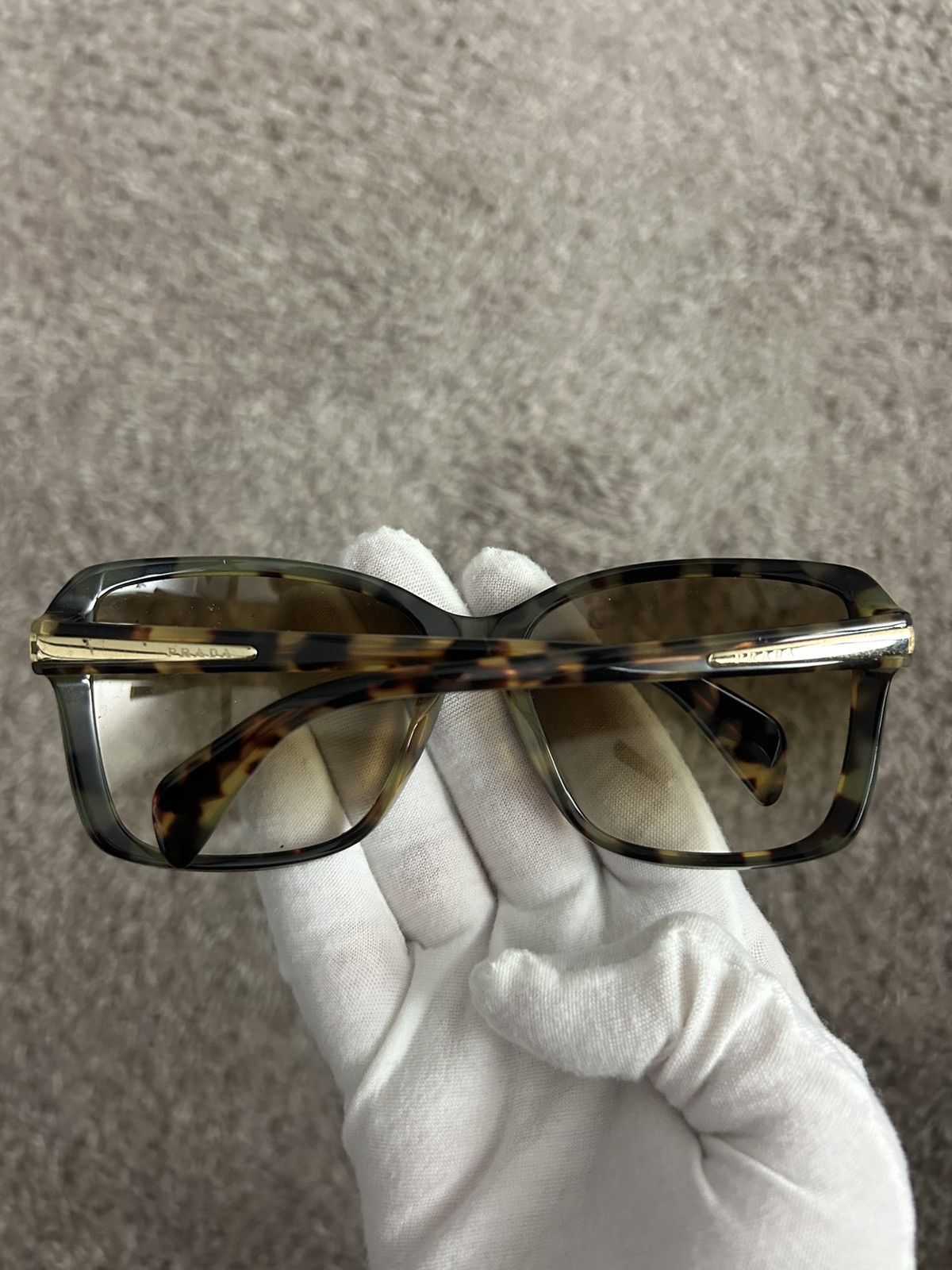 Prada Prada SPR 14P Logo Sunglasses Size ONE SIZE - 5 Thumbnail