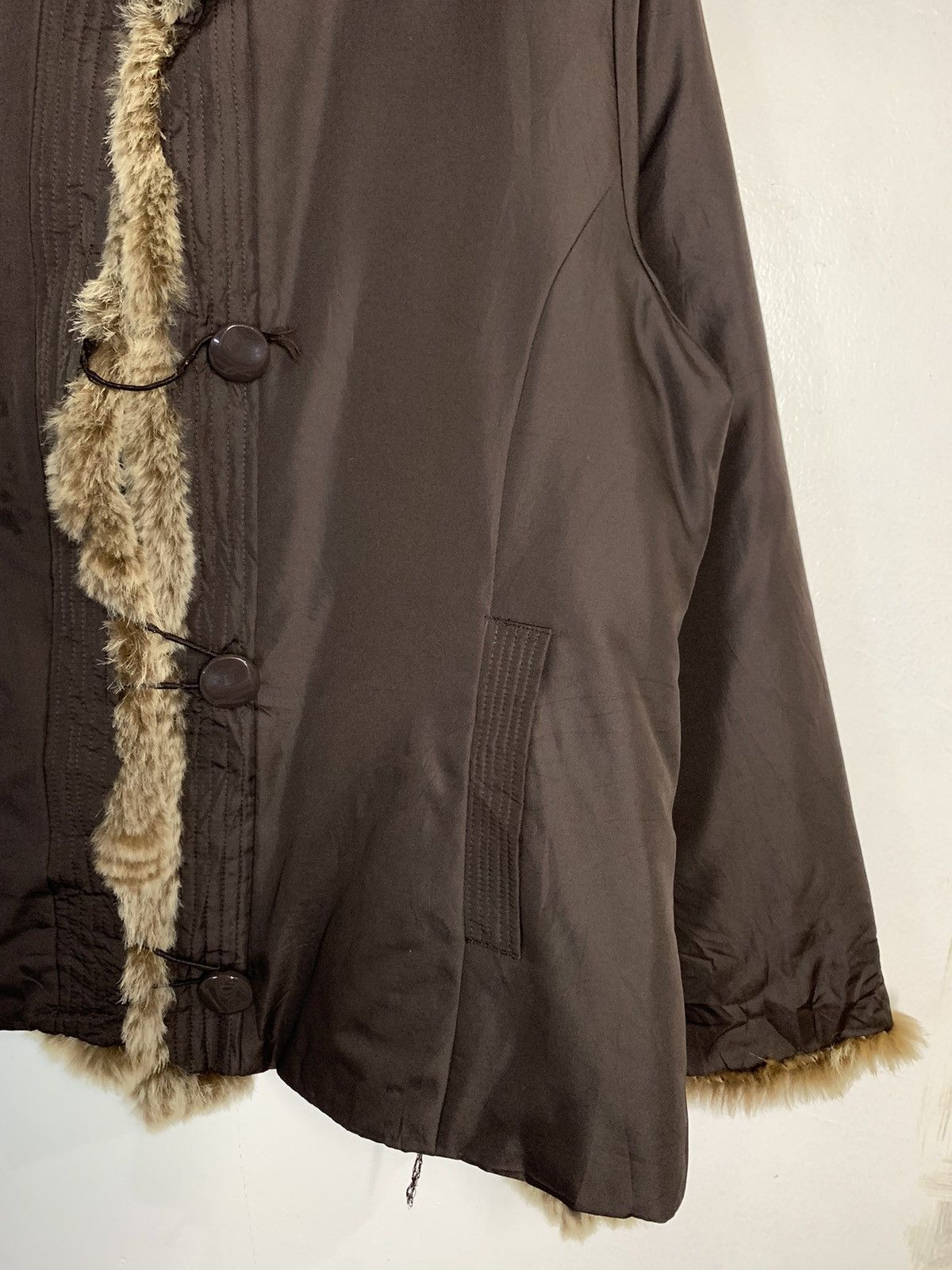 Other REVERSIBLE AUTHENTIC FUR JACKET NICE DESIGN Size US XL / EU 56 / 4 - 6 Thumbnail