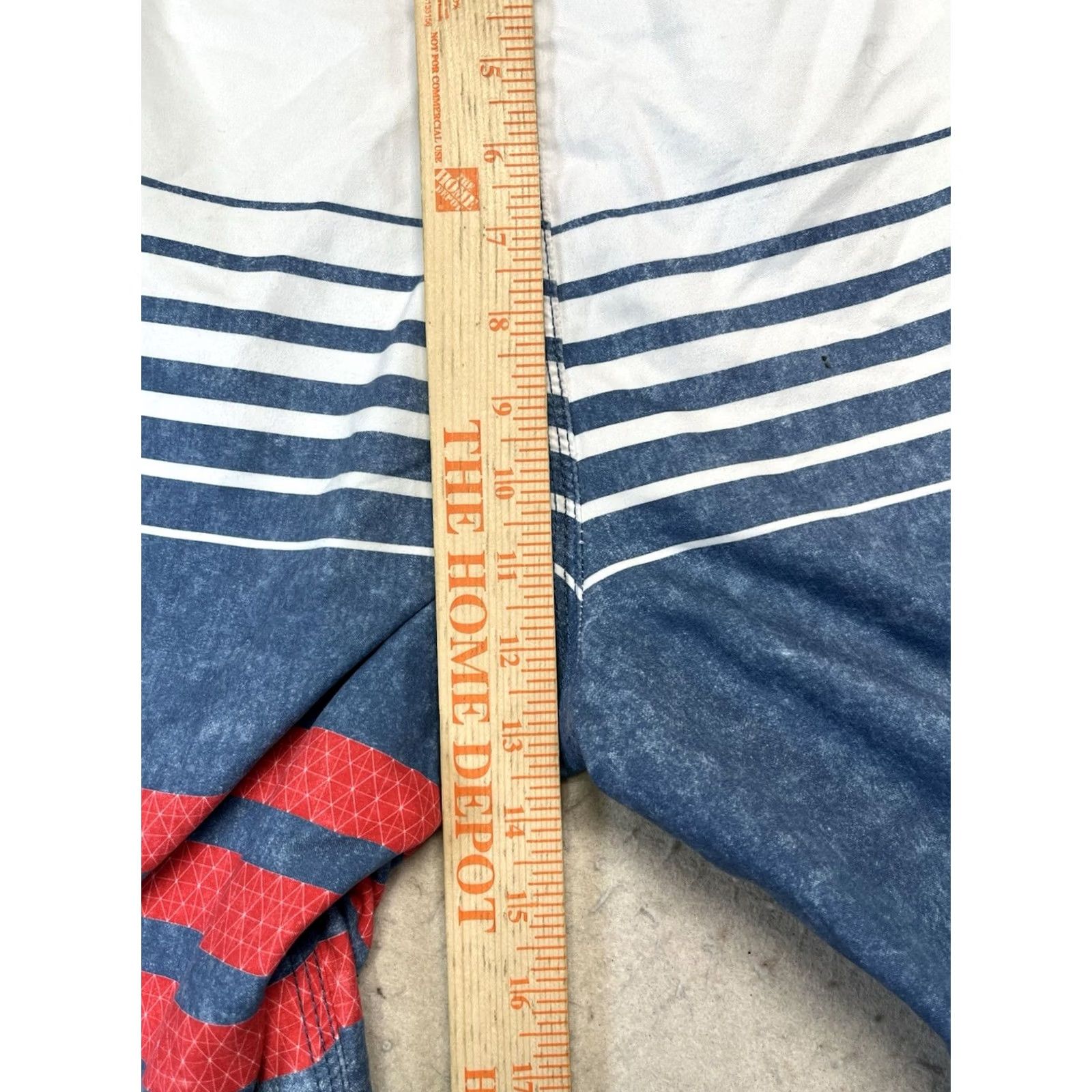 O'Neill O'Neill Board Shorts Trunks Mens 36 Blue White Red Geometric Beach Surf Swim Size US 36 / EU 52 - 4 Thumbnail