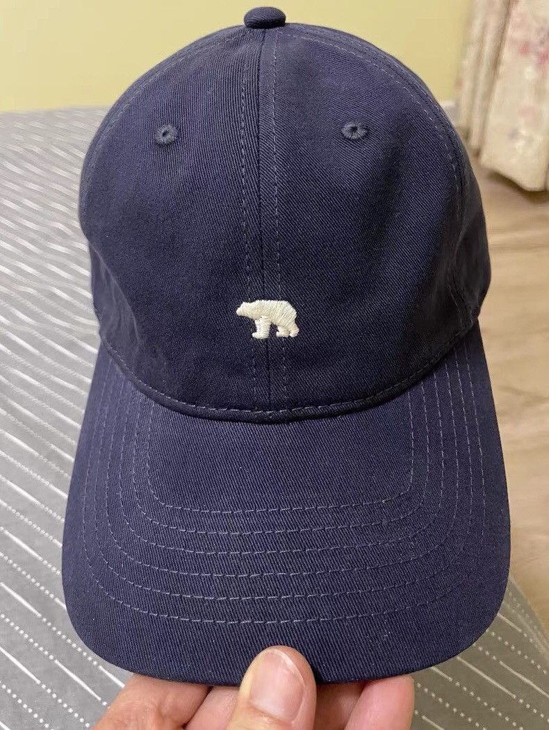 Japanese Brand Y2k retro polar bear embroidery cap hat Size ONE SIZE - 4 Thumbnail