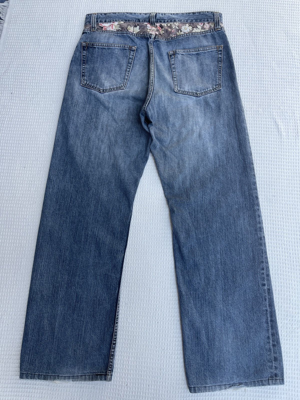 Karakuri Tamashii LastDrop🔥Rare🔥VtgJapanese Brand Karakuri Style Sukajan Jeans Size US 34 / EU 50 - 4 Thumbnail