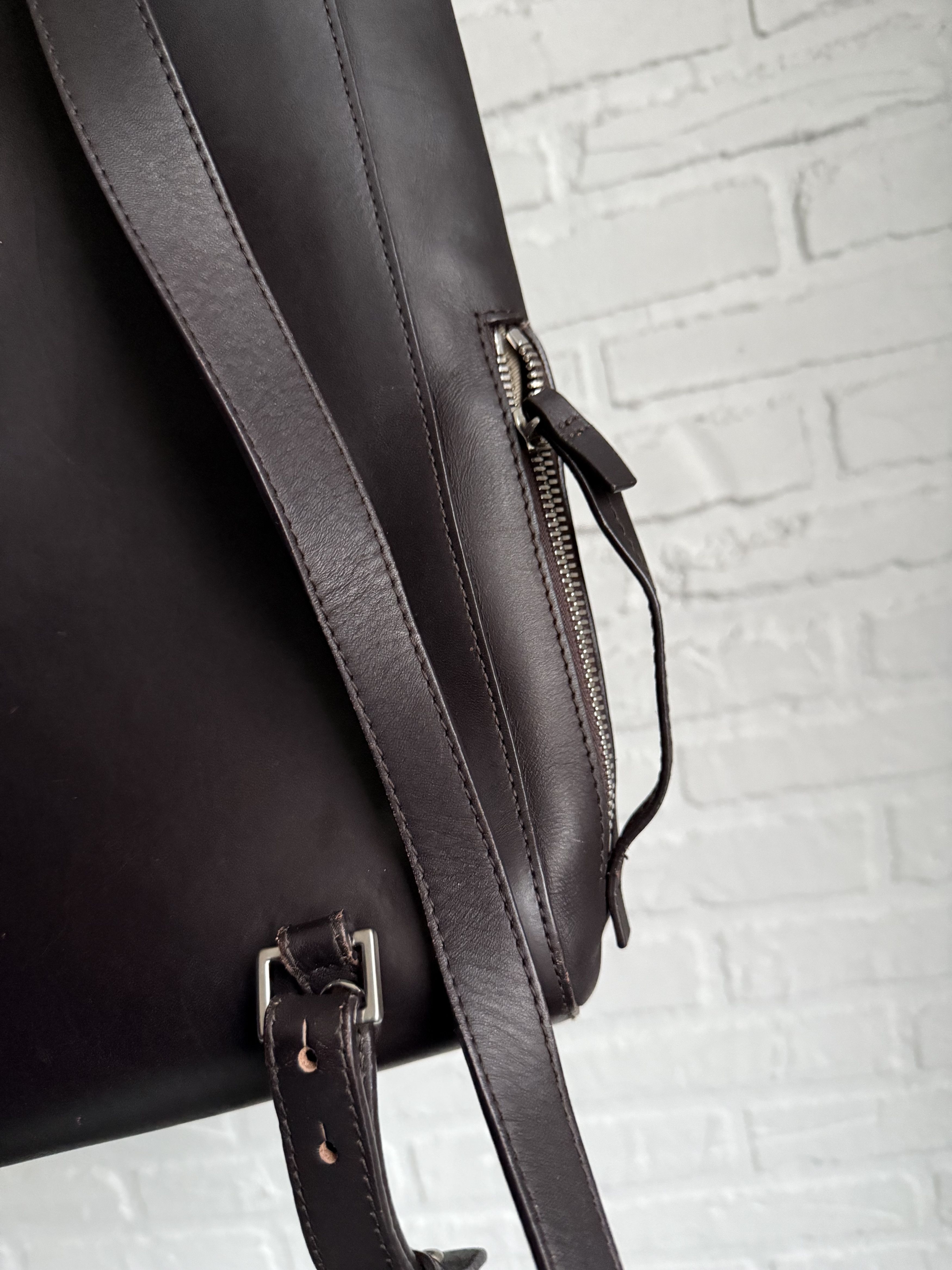 Other Avantgarde Bonastre Leather brown Backpack Hand made Size ONE SIZE - 14 Thumbnail