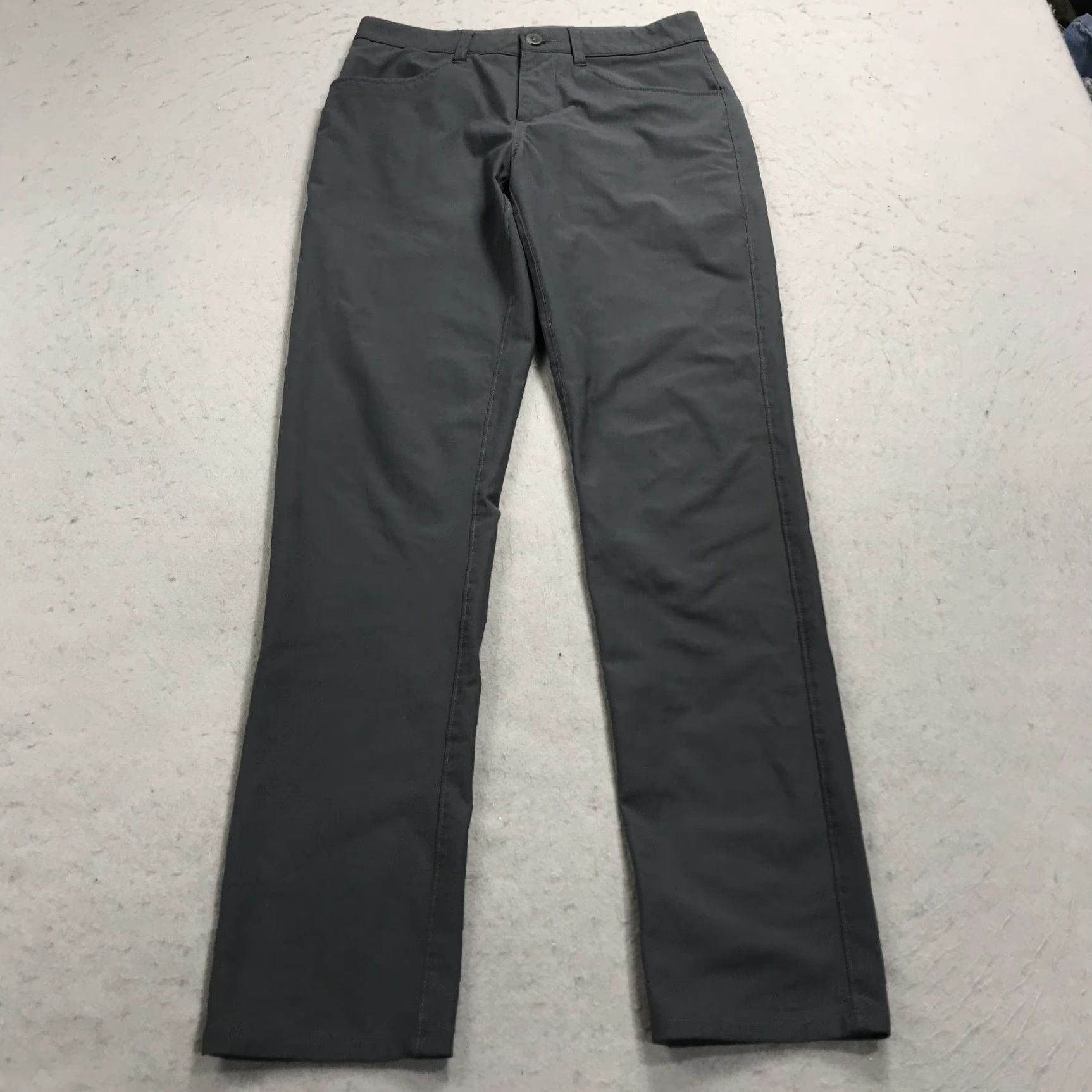 Vuori Vuori Meta Pants Mens 28x31 Gray Chino Polyester Office Casual Sports Logo 5-Pocket Mens Size US 28 / EU 44 - 2 Thumbnail