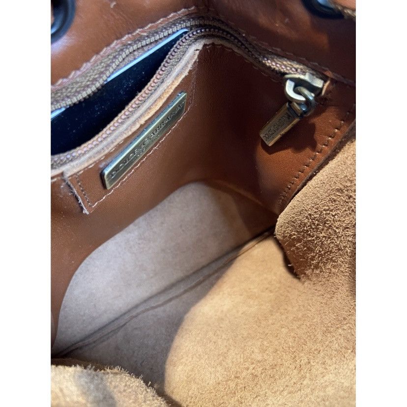 Dolce & Gabbana Dolce & Gabbana borsa a tracolla in pelle marrone Size ONE SIZE - 4 Thumbnail