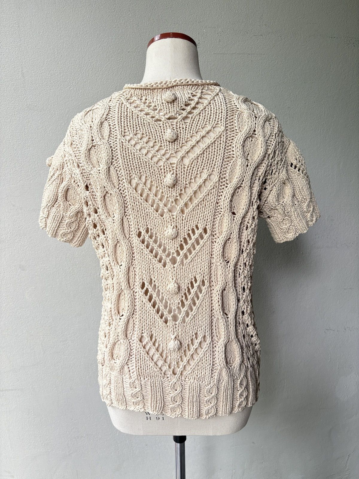 Yohji Yamamoto Yohji Yamamoto AW04 knitted blouse Size ONE SIZE - 22 Thumbnail