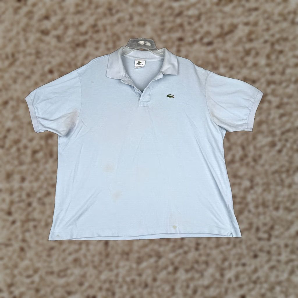 Lacoste Lacoste Polo Shirt Men 9 Blue Short Sleeve 100% Cotton Croc Logo Golf read Size US M / EU 48-50 / 2 - 1 Thumbnail