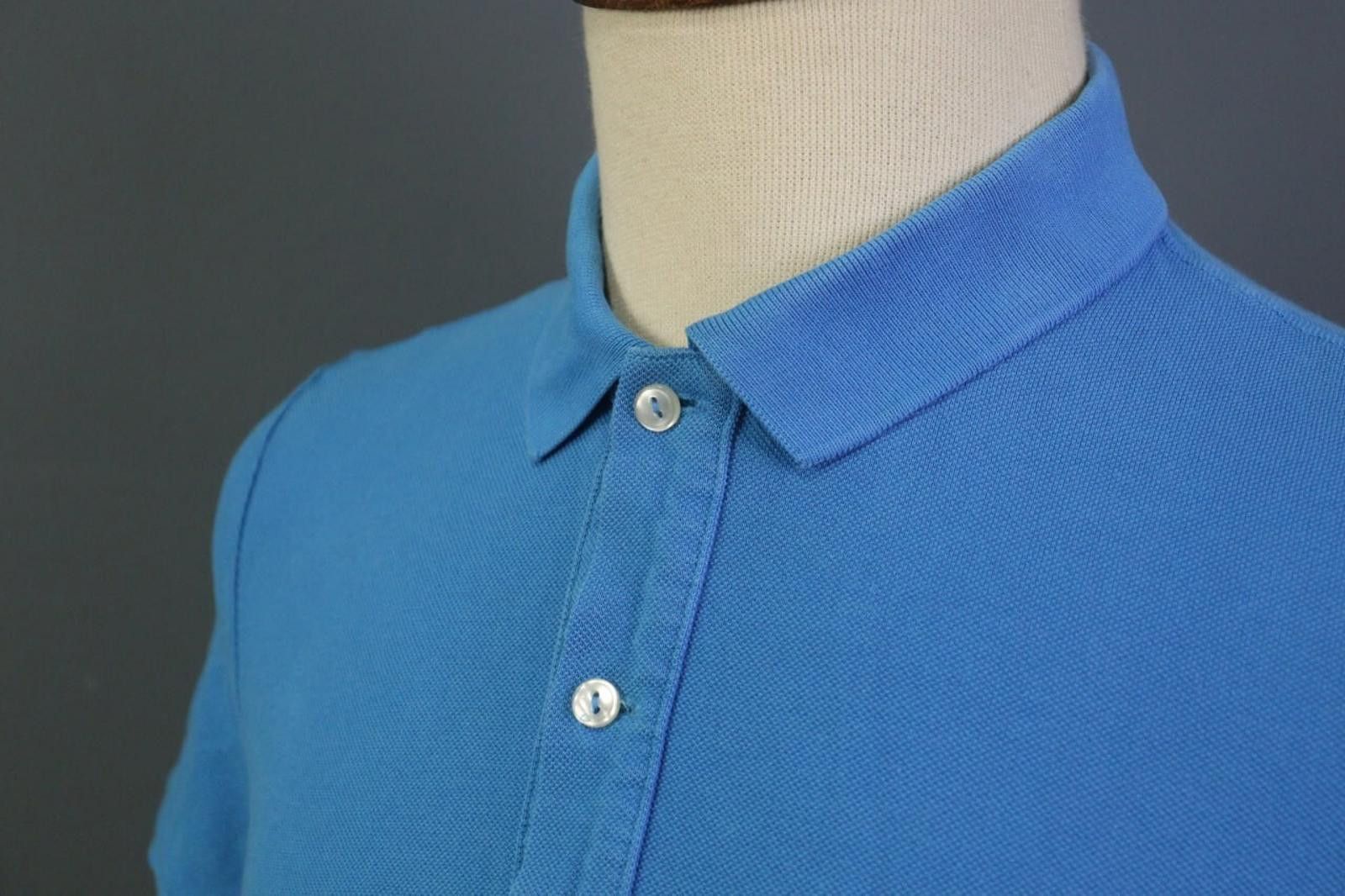 Lacoste Lacoste Blue Cotton Collared Popover Polo Shirt Size M Size US M / EU 48-50 / 2 - 10 Thumbnail