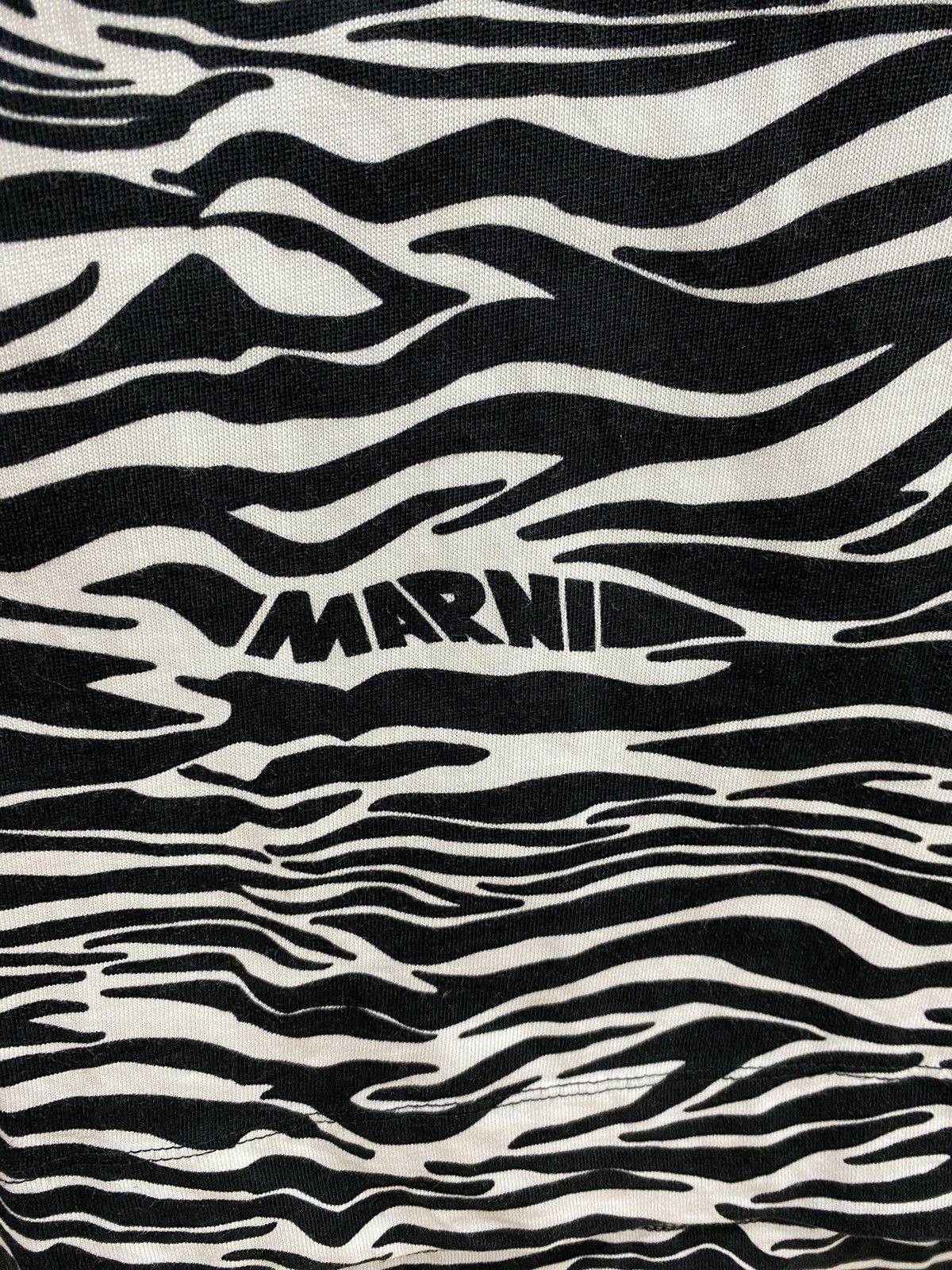 Marni Marni Camo Short Sleeve Hoodie Size US S / EU 44-46 / 1 - 2 Thumbnail