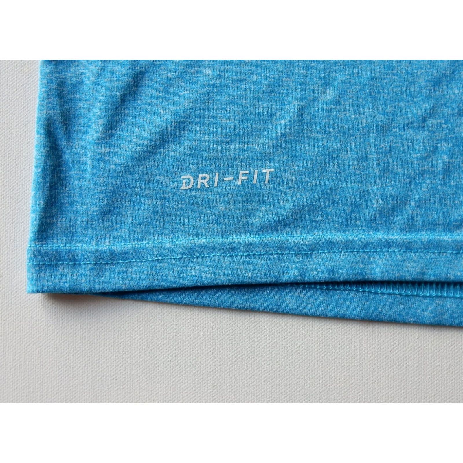 Nike Nike Men T-Shirt M Short Sleeve Blue Polyester Dom? Size US M / EU 48-50 / 2 - 2 Thumbnail