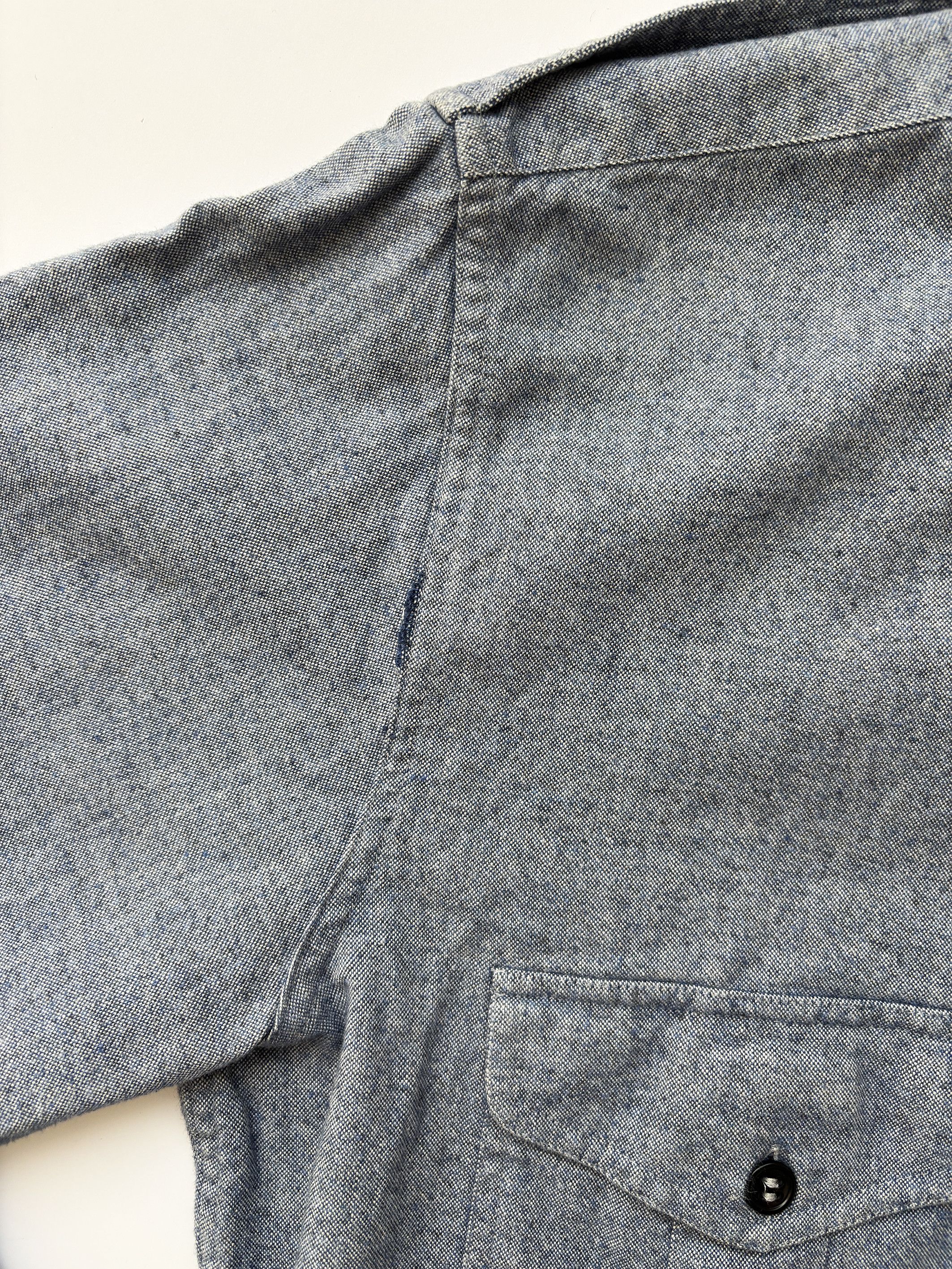 Burberry ⚡️QUICK SALE⚡️Burberry Blue Chambray Button-Up Shirt Size US M / EU 48-50 / 2 - 6 Thumbnail