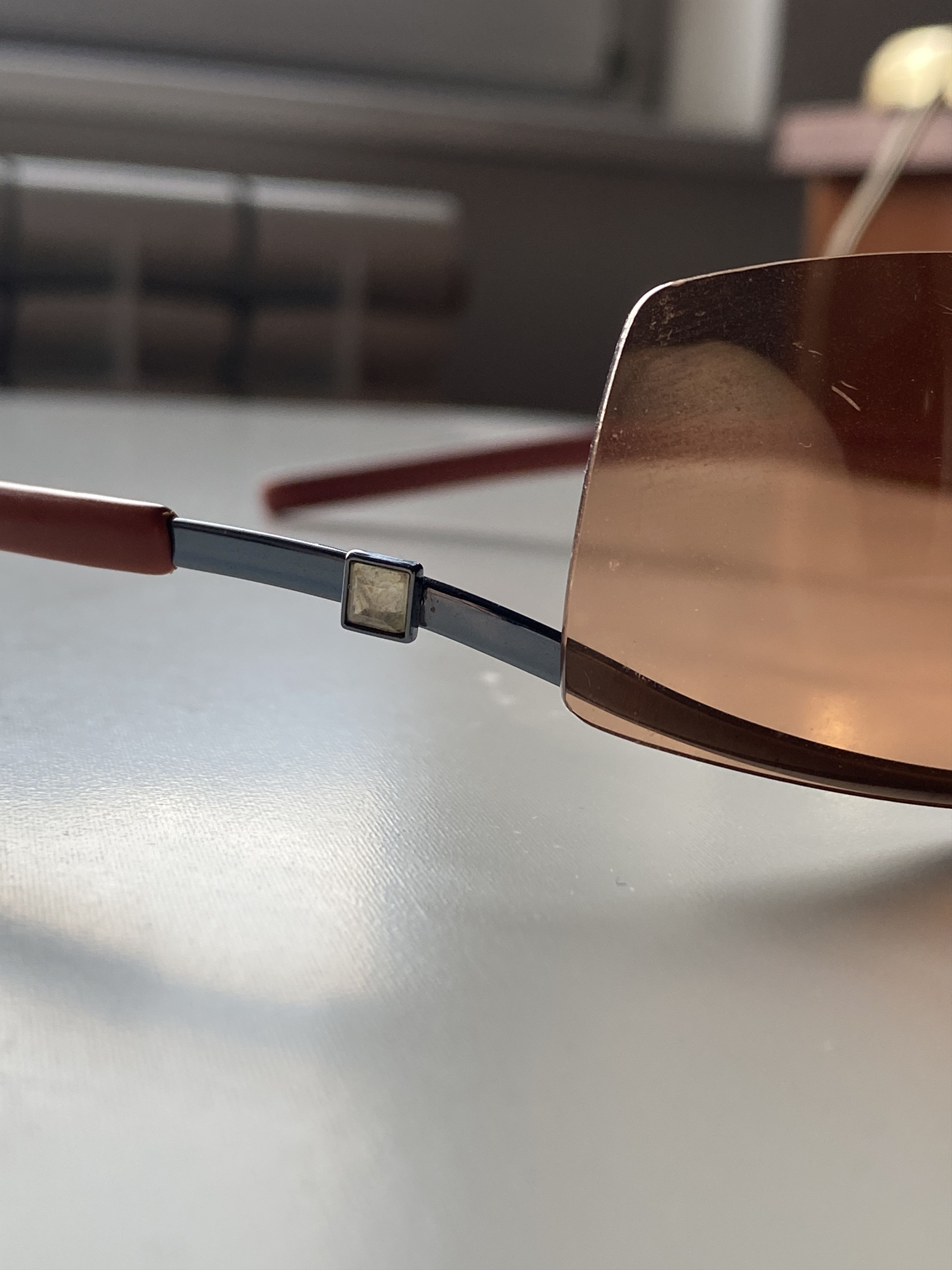 Chanel Vintage Chanel Orange Sunglasses Size ONE SIZE - 3 Thumbnail