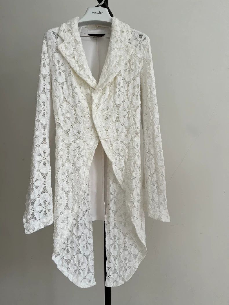 Comme des Garcons Comme des Garcons Lace dovetail coat Size M / US 6-8 / IT 42-44 - 1 Thumbnail