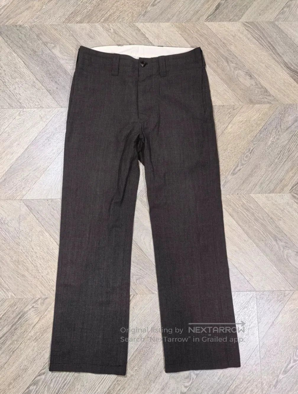 visvim gifford pants charcoal gray color.