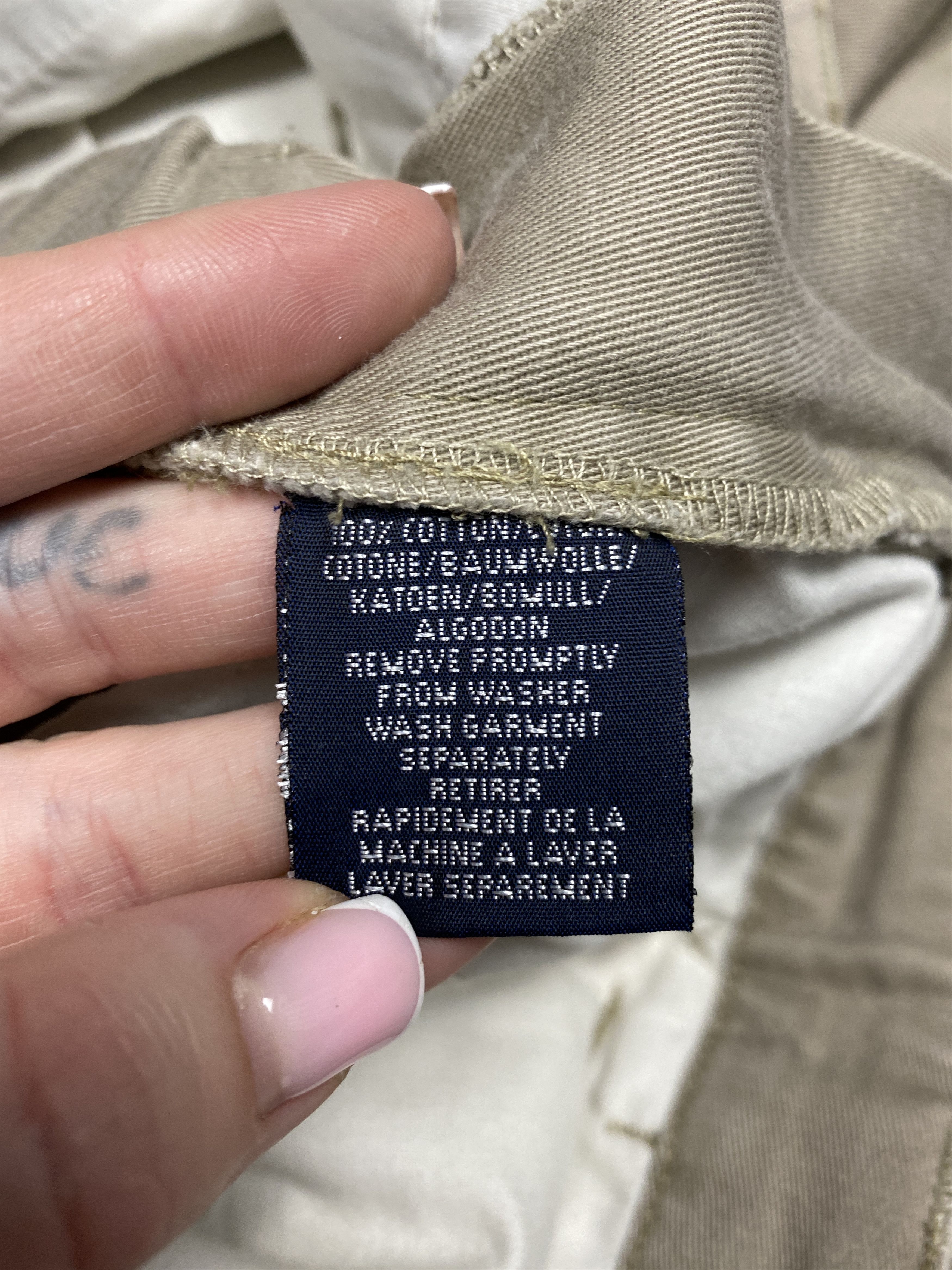 Tommy Hilfiger × Vintage Tommy Hilfiger 90s Vintage Mens Classic Chino Pants Size US 34 / EU 50 - 10 Thumbnail
