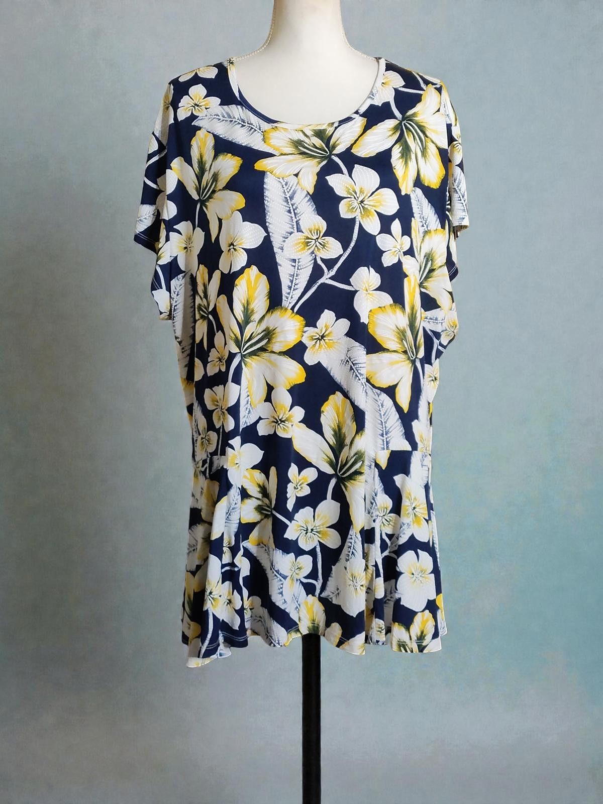 Other N TOUCH Tropical Escape Floral Blouse Size 2XL Size XXL / US 16-18 / IT 52-54 - 3 Thumbnail