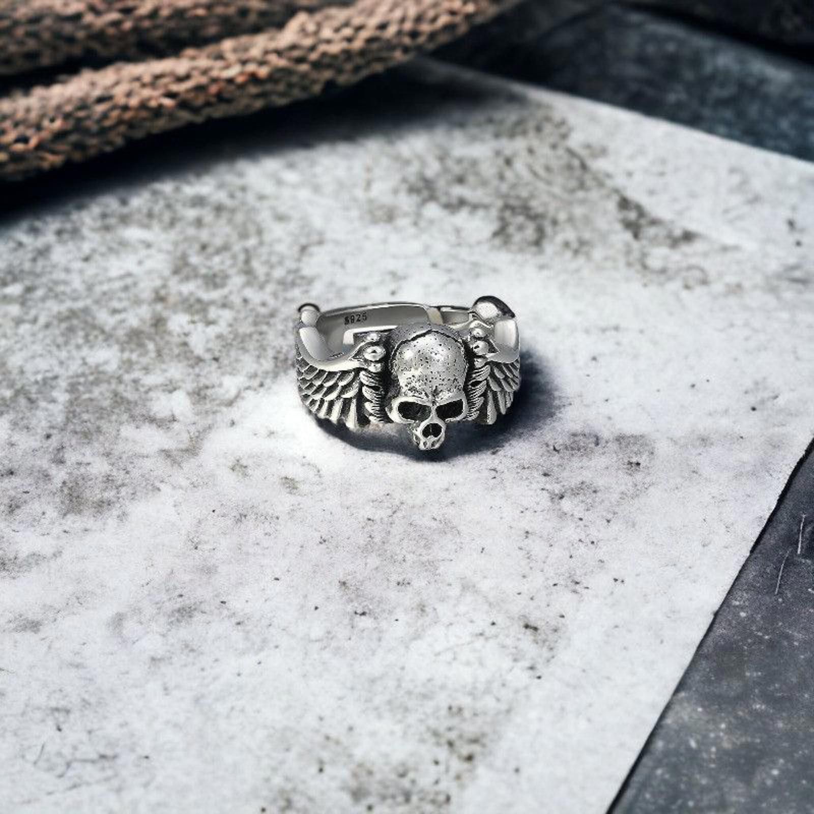 Jewelry Skull Ring Size ONE SIZE - 5 Thumbnail