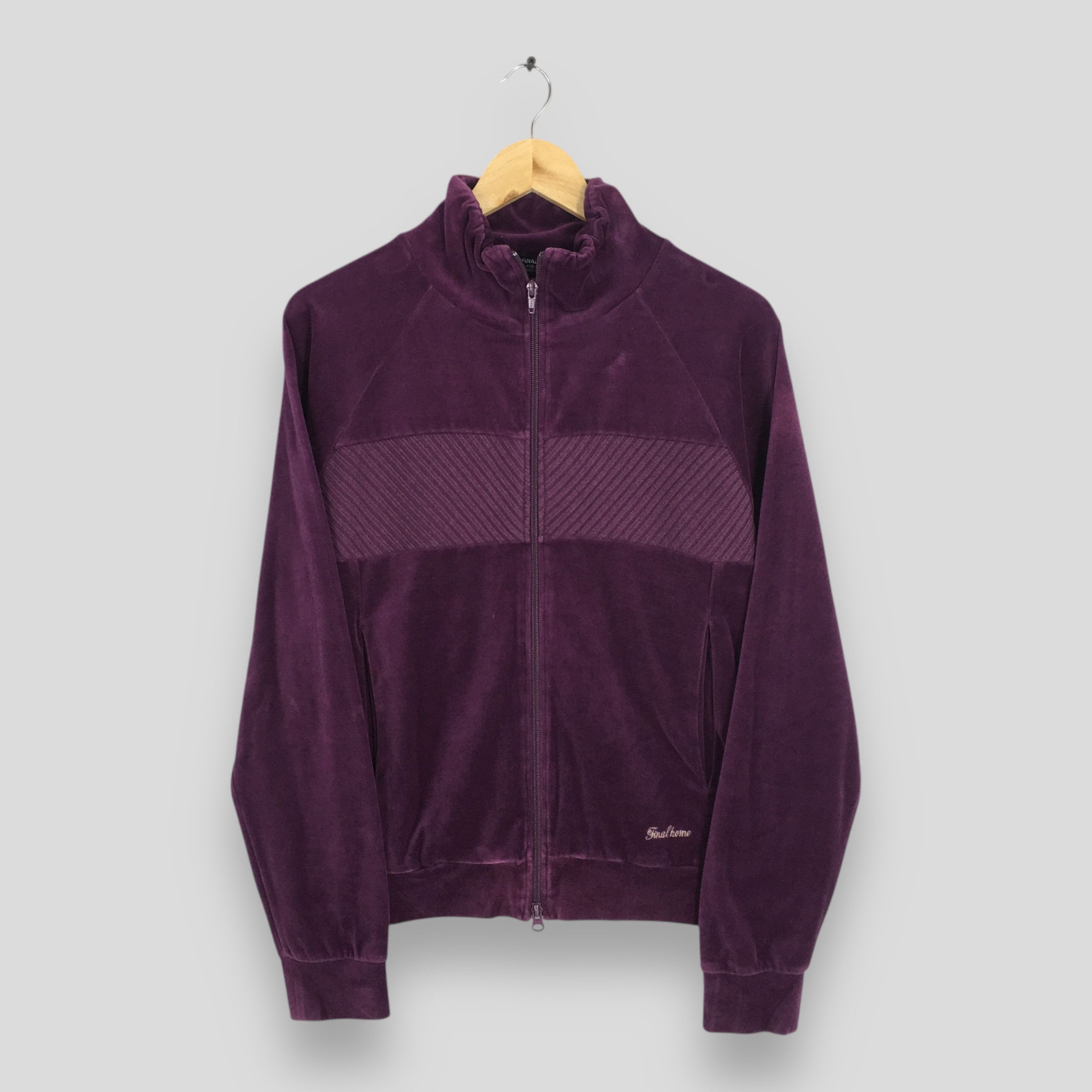 Homme Plisse Issey Miyake × Issey Miyake × Japanese Brand Vintage Final Home Issey Miyake Velvet Zipper Sweatshirt S Size US S / EU 44-46 / 1 - 1 Thumbnail
