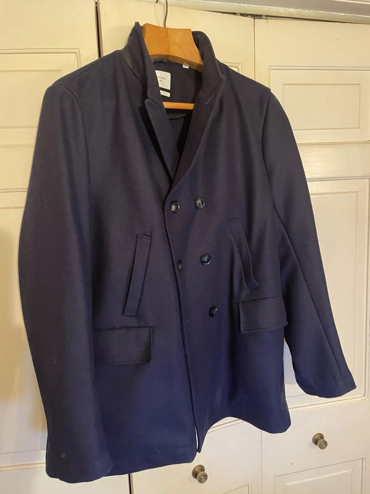 Billy Reid Billy Reid Bond Peacoat Navy blue XXL Size US XXL / EU 58 / 5 - 1 Thumbnail