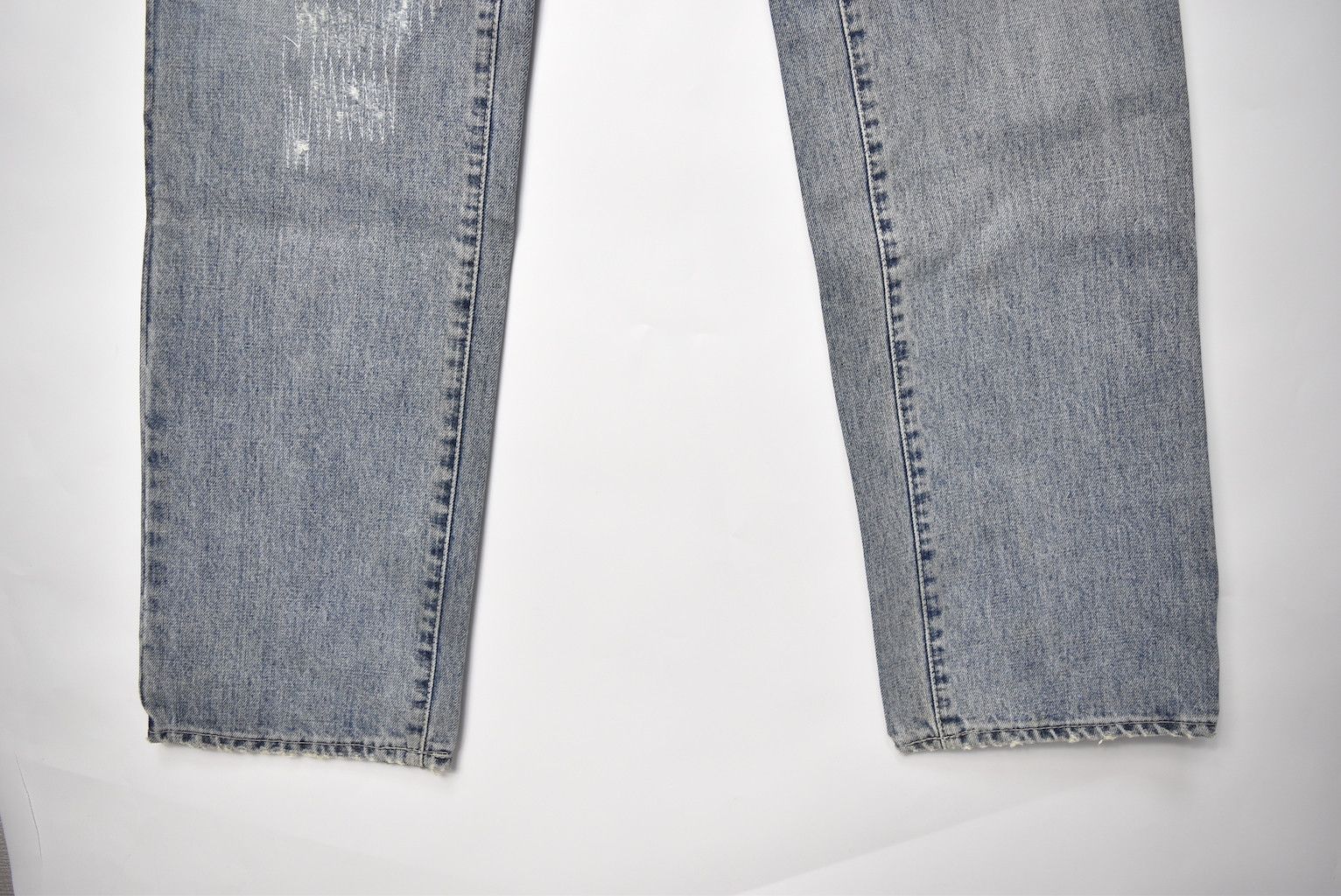 Versace ice bule damaged denim pants 26962 722 69 Size US 32 / EU 48 - 4 Thumbnail