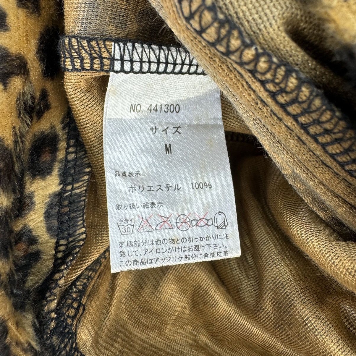 Japanese Brand C.D.S Black Sense Leopard Print Track Jacket Size US M / EU 48-50 / 2 - 12 Thumbnail