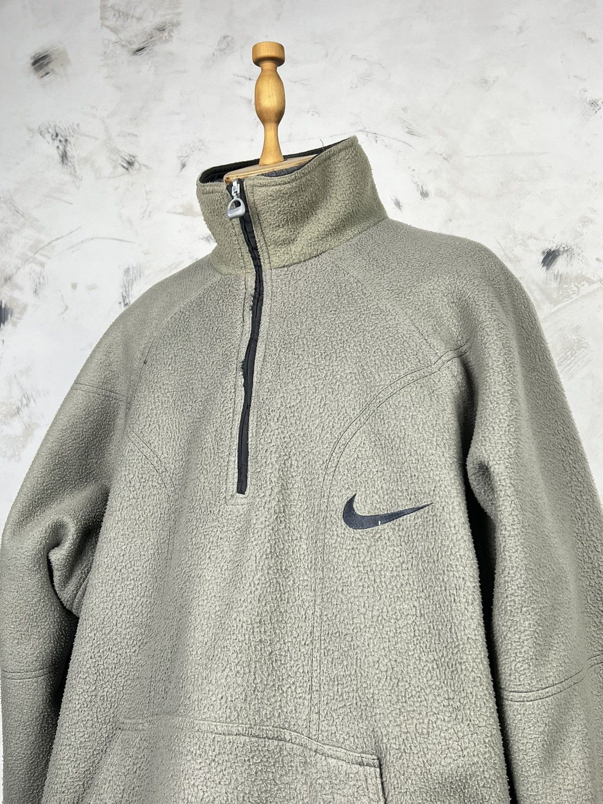 Nike Vintage Nike Reversible Anorak Fleece Jacket Big Logo XL Size US XL / EU 56 / 4 - 3 Thumbnail