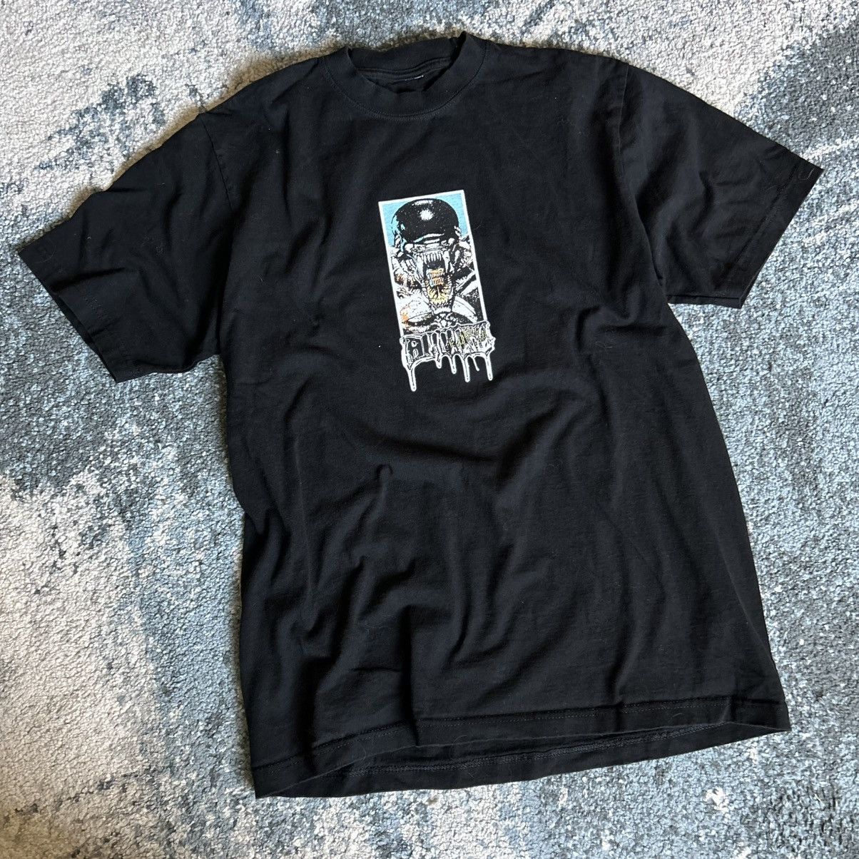 Burma BLACK XENO TEE XENOMORPH ALiEN CYBERPUNK SCi-Fi HORROR METAL Size US L / EU 52-54 / 3 - 8 Thumbnail