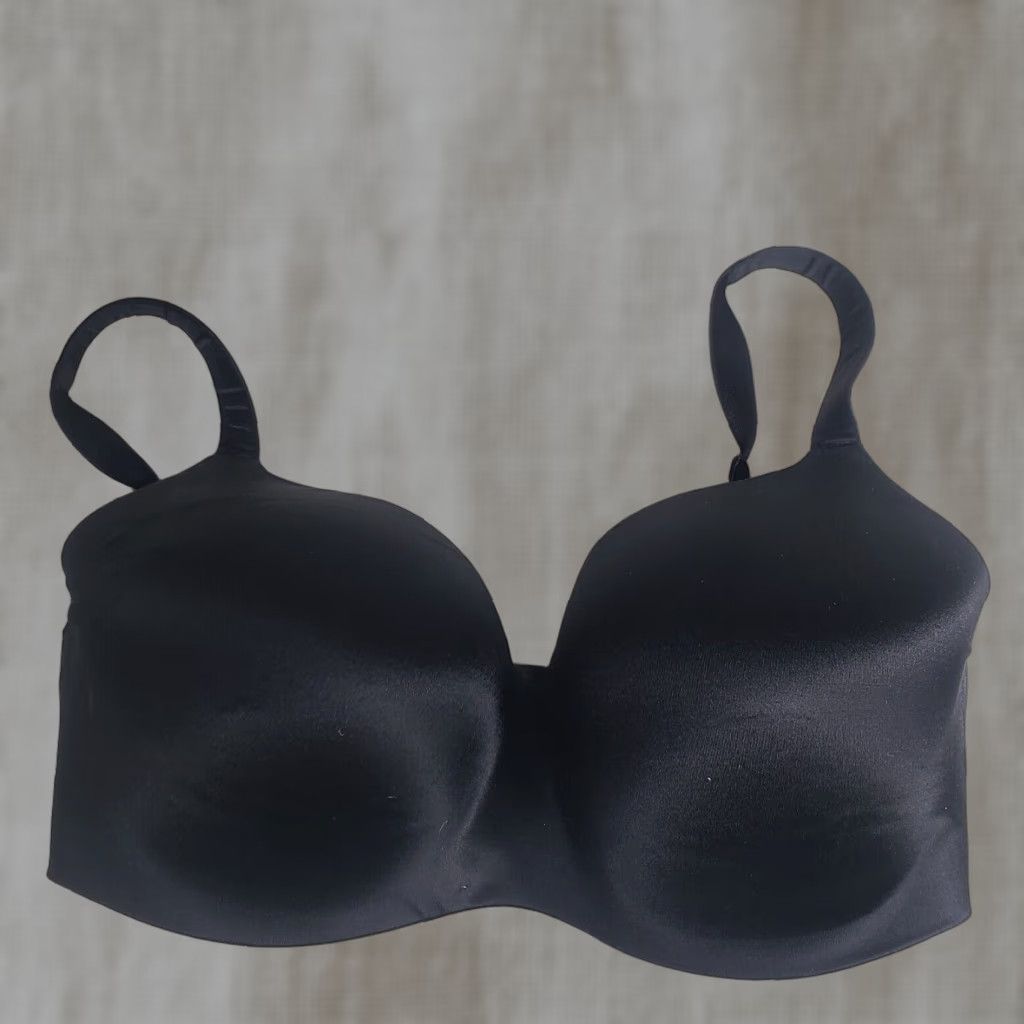 Vintage Soma Bra 38DD Black Wireless Enhancing Shape Comfortable Size ONE SIZE - 1 Thumbnail