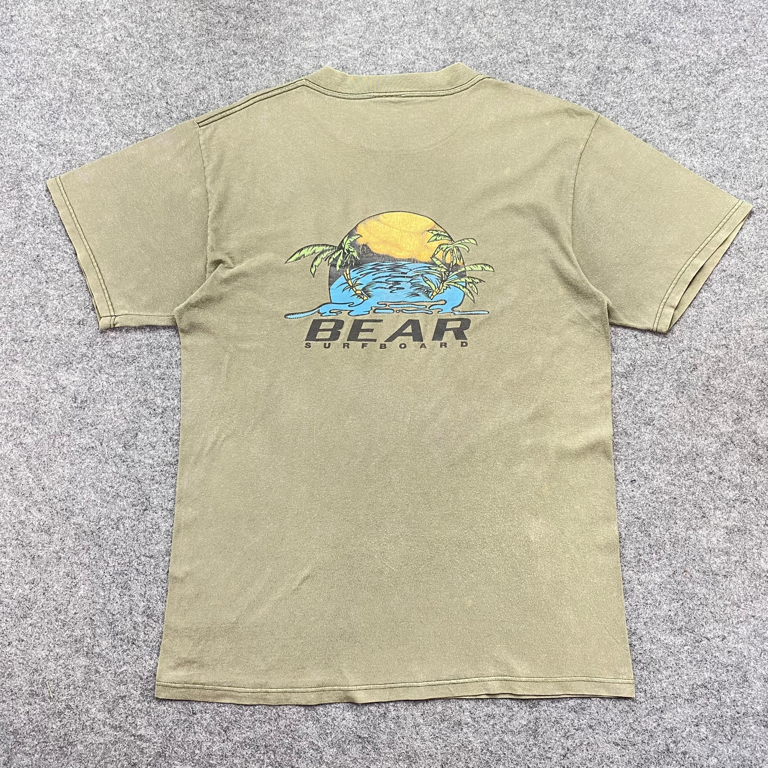 Vintage Vintage Bear Surfboard Tshirt Size US L / EU 52-54 / 3 - 1 Thumbnail