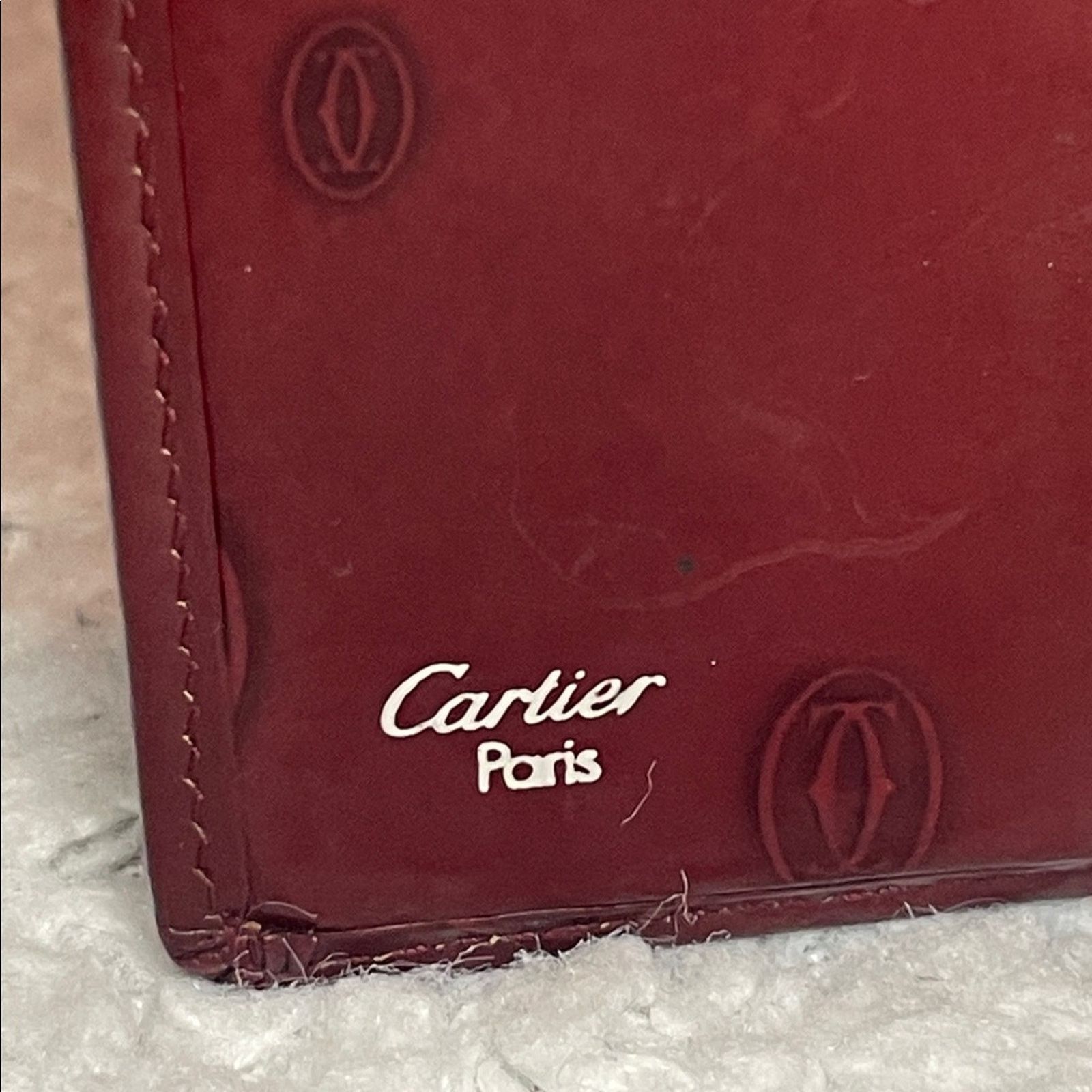 Cartier Cartier Happy Birthday Vernis Bifold Wallet Bordeaux Size ONE SIZE - 13 Thumbnail