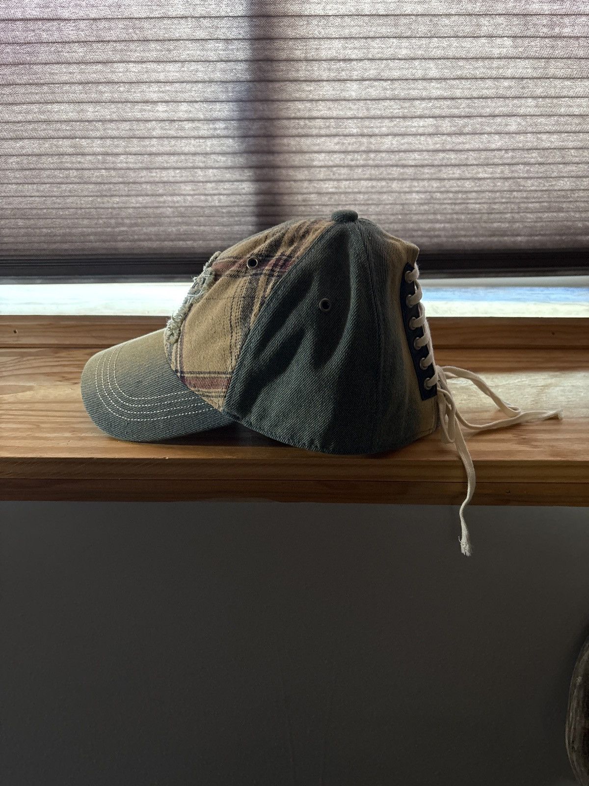 Racer Worldwide Racer Denim Lace-Up Ball Cap Size ONE SIZE - 4 Thumbnail