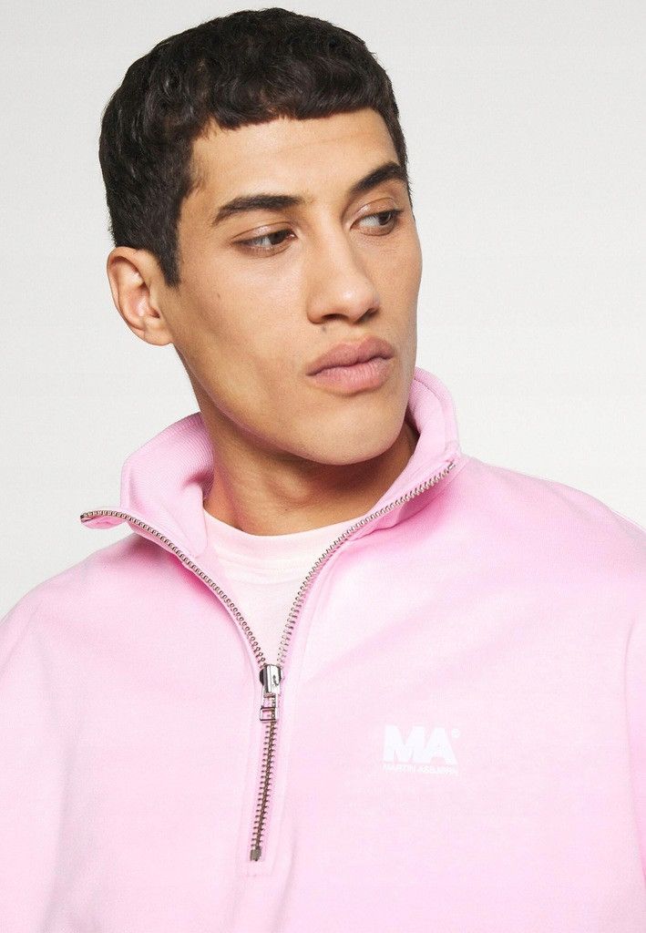 Martin Asbjorn Martin Asbjorn Logo Pink Half Zip Crewneck Size US M / EU 48-50 / 2 - 4 Thumbnail