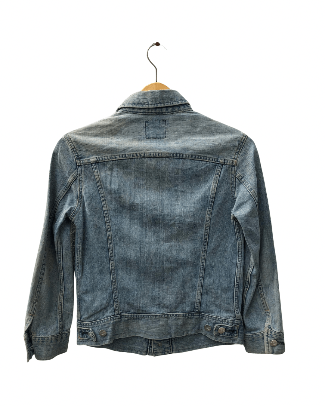 Lee Lee Vert Dense Light Wash Denim Jacket Cropped Style Size S / US 4 / IT 40 - 1 Thumbnail