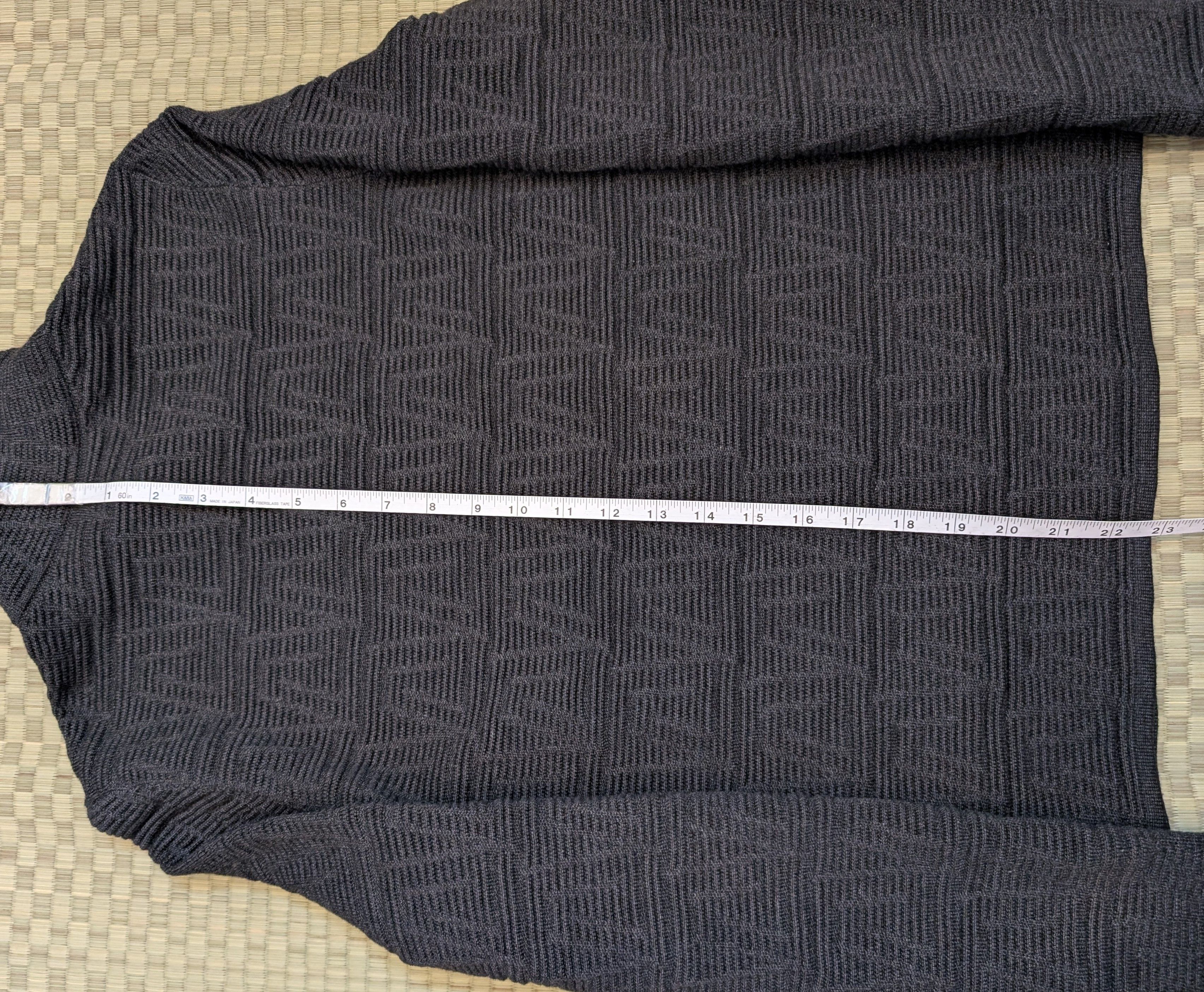 Akris Akris Graphite Jacquard Zip Cardigan Wook Silk Size S / US 4 / IT 40 - 7 Thumbnail