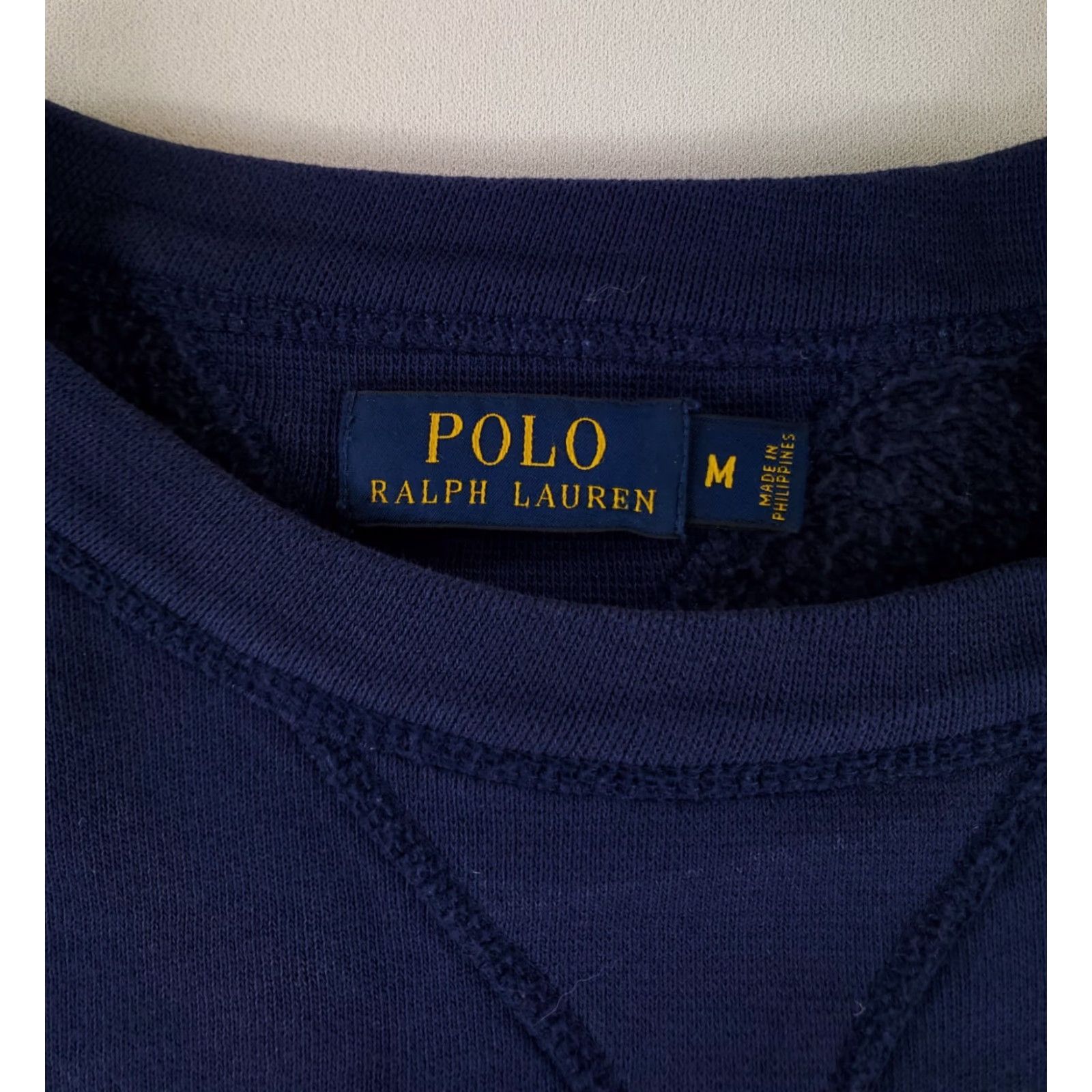 Polo Ralph Lauren Polo Ralph Lauren Sweatshirt Spellout Stitched On Blue Long Sleeve Mens M Shirt Pullover Size US M / EU 48-50 / 2 - 3 Thumbnail